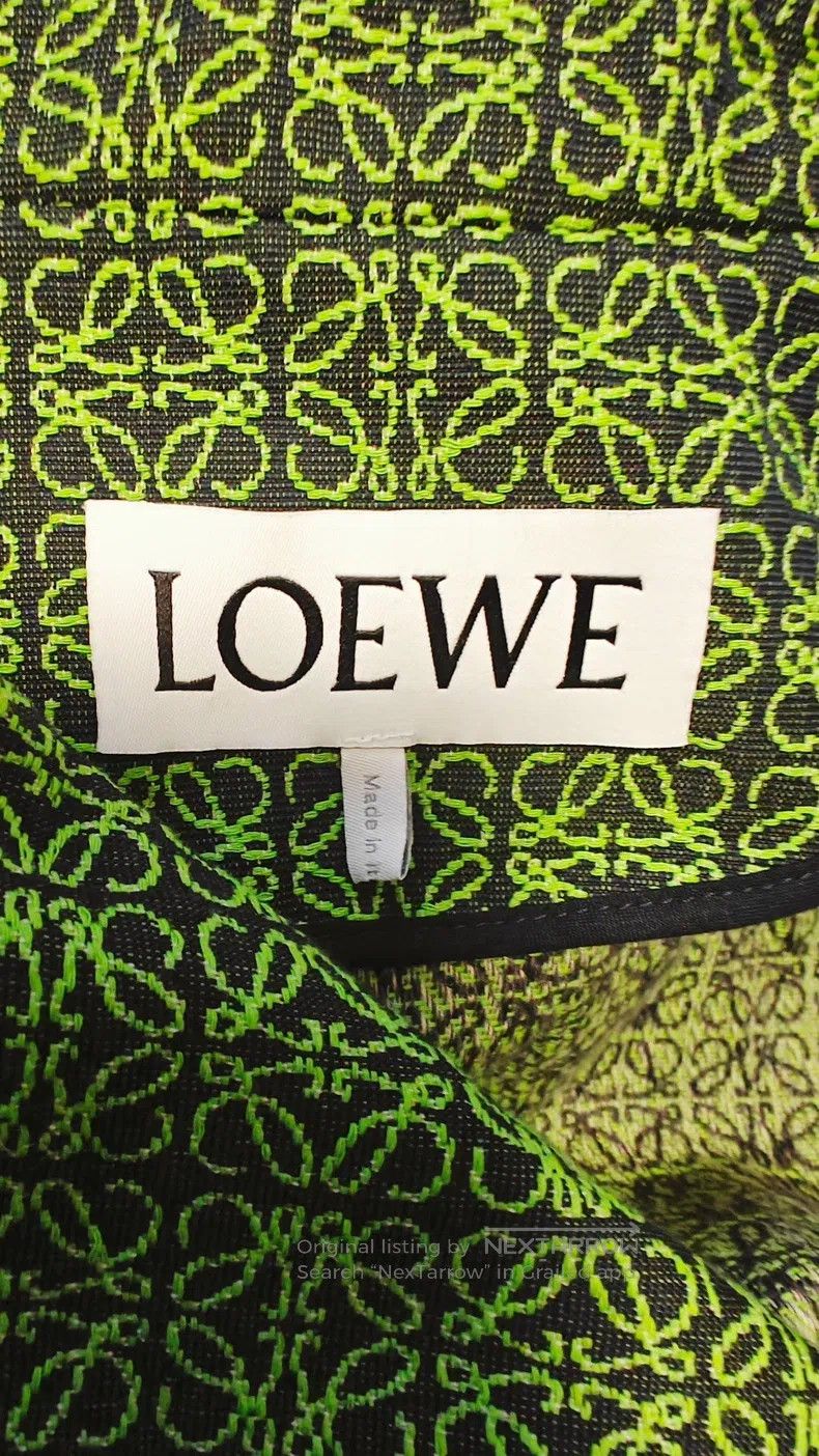 Loewe Loewe Green Printed Windbreaker, 96% Cotton + 4% Polyester Size M / US 6-8 / IT 42-44 - 3 Thumbnail