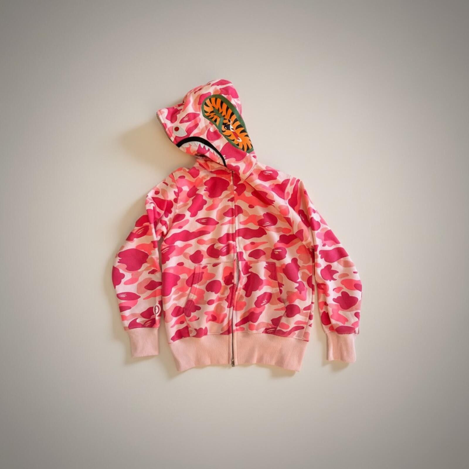Other BAPE Pink Camo Shark Full Zip Hoodie Size S Size S / US 4 / IT 40 - 5 Thumbnail