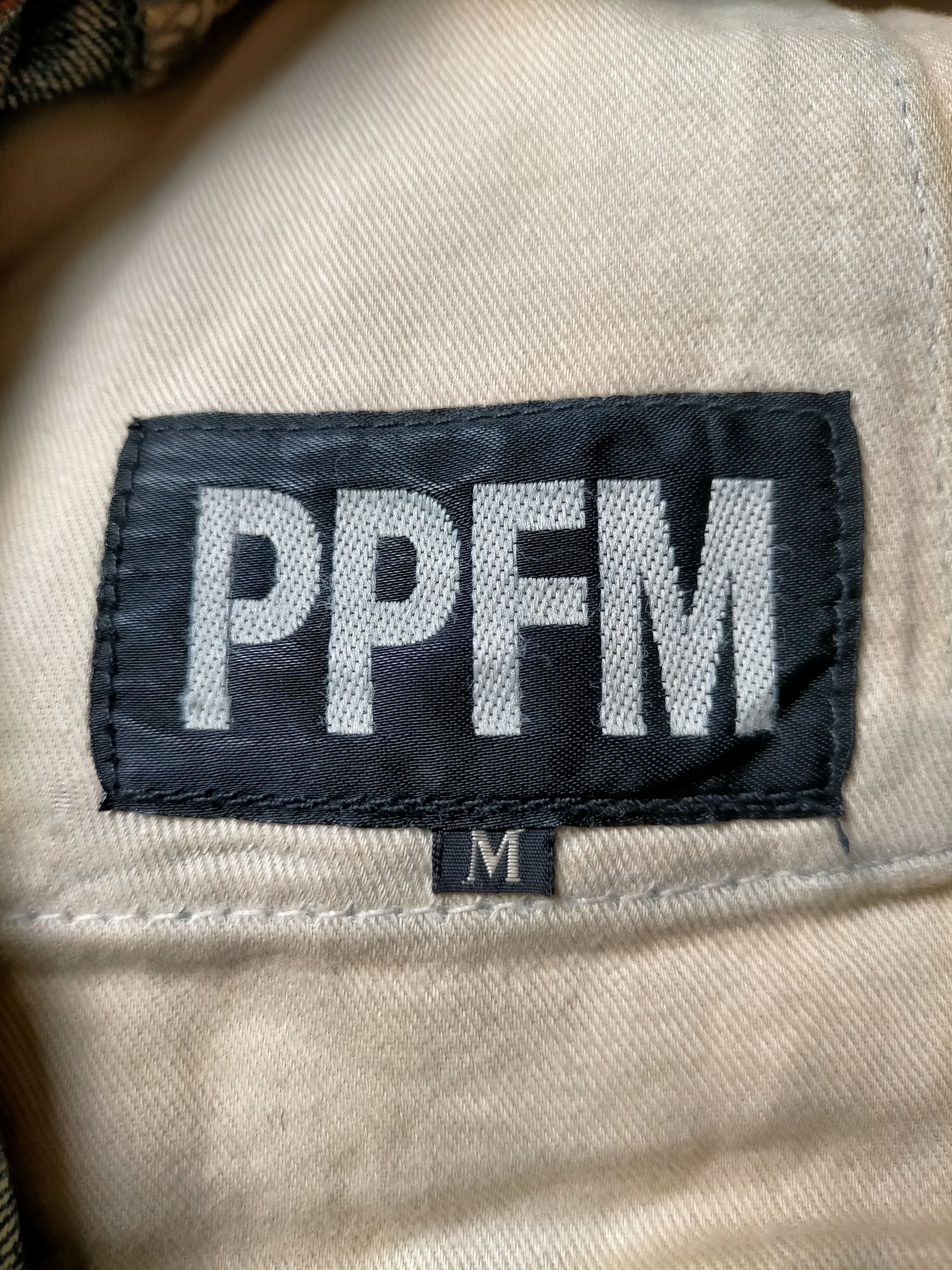 Japanese Brand × PPFM Vtg! PPFM Peyton Place jeans Cow Leather Denim Size US 30 / EU 46 - 23 Thumbnail