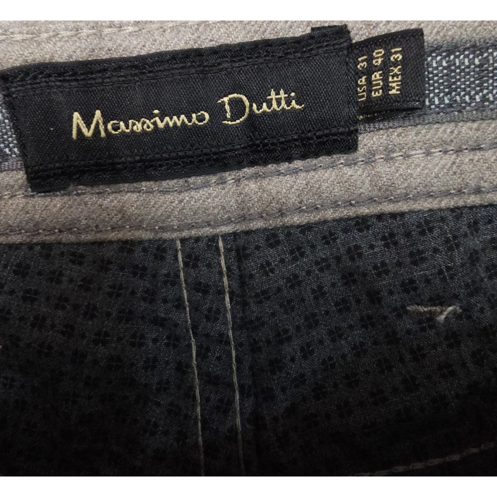 Massimo Dutti Massimo Dutti Men’s Cotton Stretch Slim Fit Chino Pants Size US 31 - 7 Thumbnail