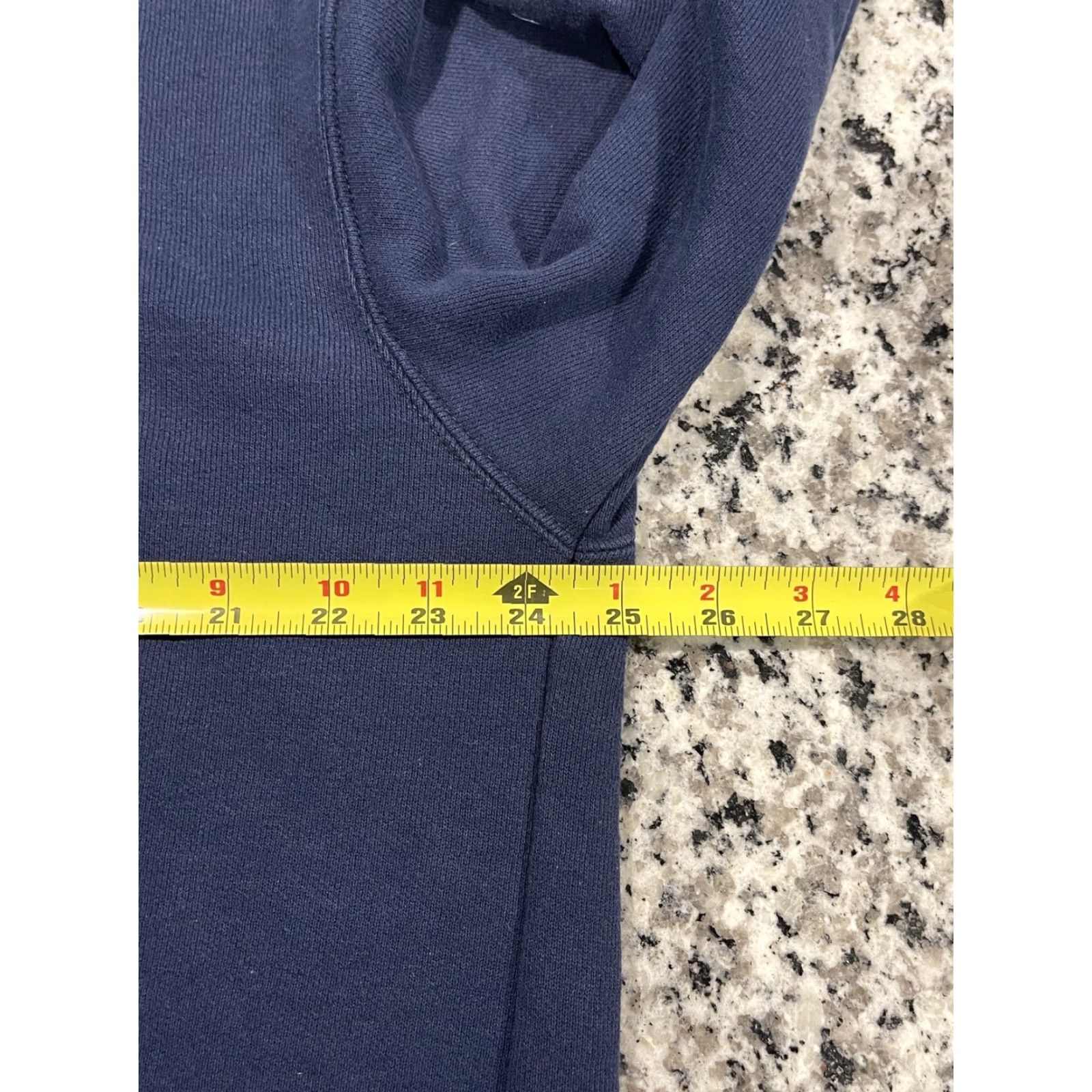 Carhartt Carhartt Hoodie Mens M Navy Blue Pullover Sweatshirt Logo Graphic Print Pockets All Seasons Fleece Size US M / EU 48-50 / 2 - 4 Thumbnail