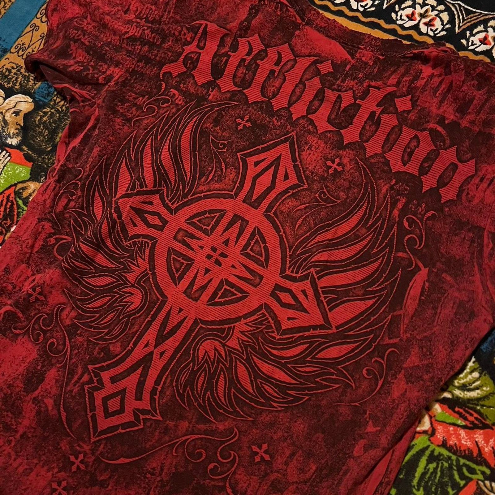 Affliction × JNCO × Tapout Crazy rare affliction shirt xl tapout mma elite grunge y2k Size US XL / EU 56 / 4 - 5 Thumbnail