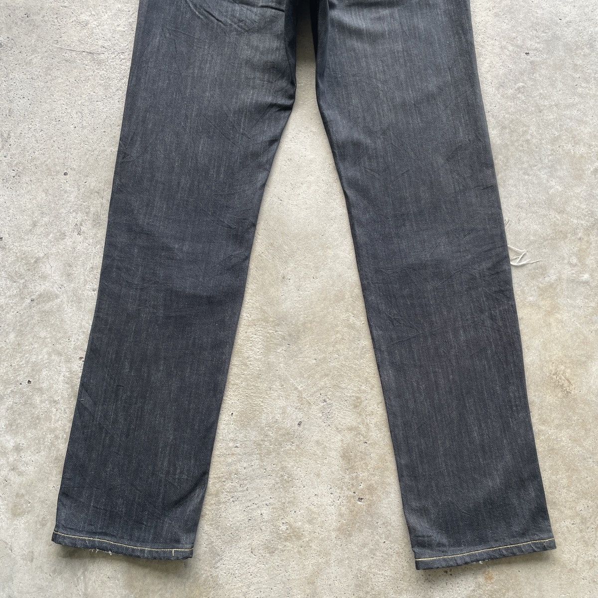 Japanese Brand W32💥 Vintage Edwin Black Distressed Jeans Denim Pants Size US 32 / EU 48 - 12 Thumbnail