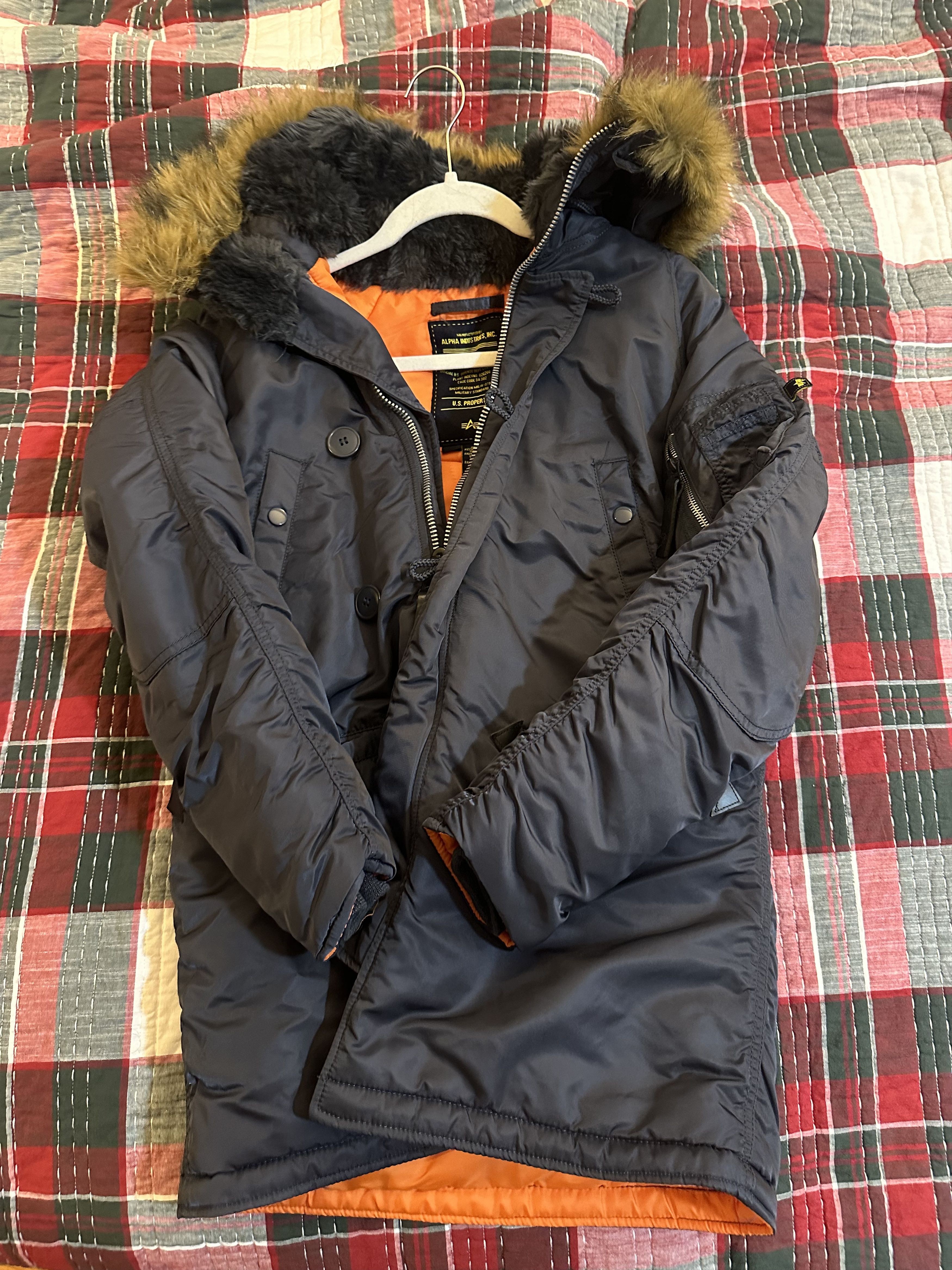 Alpha Industries Alpha Industries Steel Blue Parka XS EXTRA SMALL Size US XS / EU 42 / 0 - 1 Thumbnail