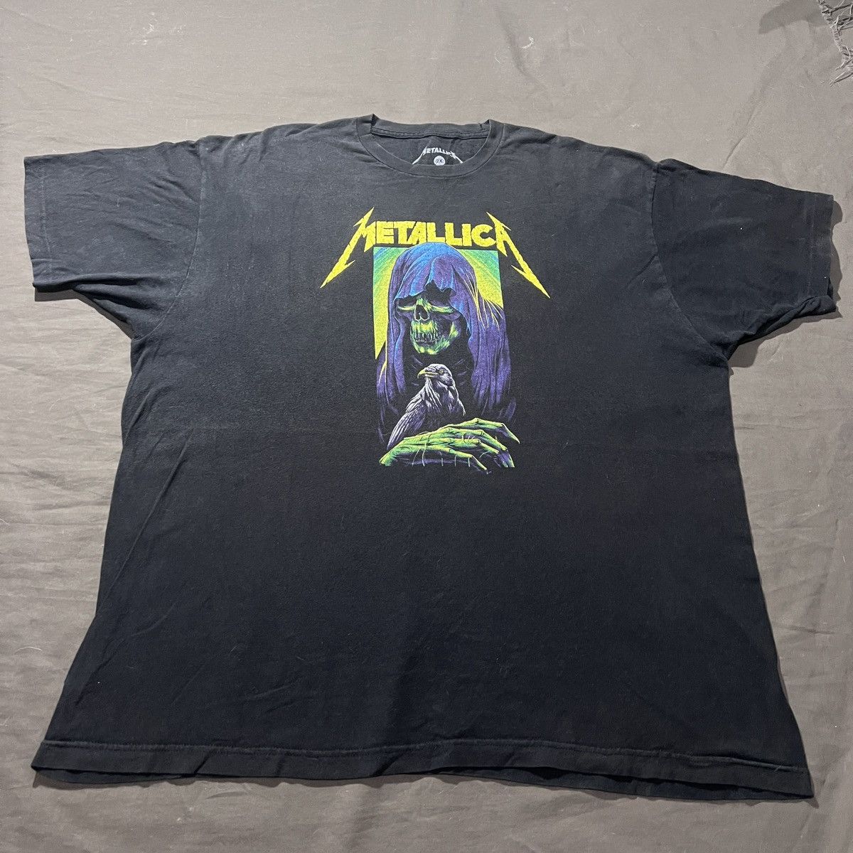 Band Tees Metallica Grim Reaper Graphic Tee Heavy Thrash metal 2XL Size US XXL / EU 58 / 5 - 2 Thumbnail