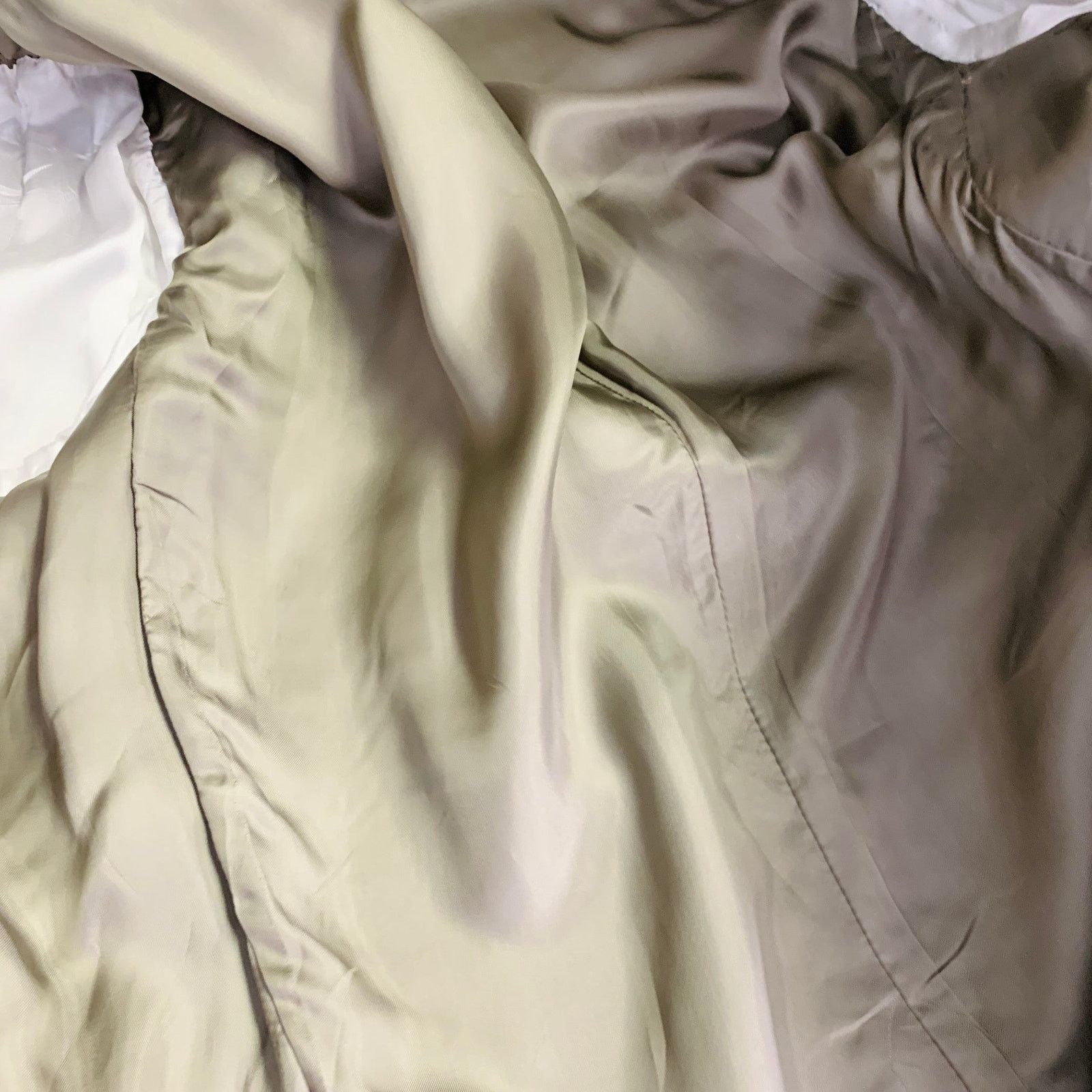 Polo Ralph Lauren Size 44 Tan Khaki Herringbone Flax Sport Coat Size 44R - 10 Thumbnail