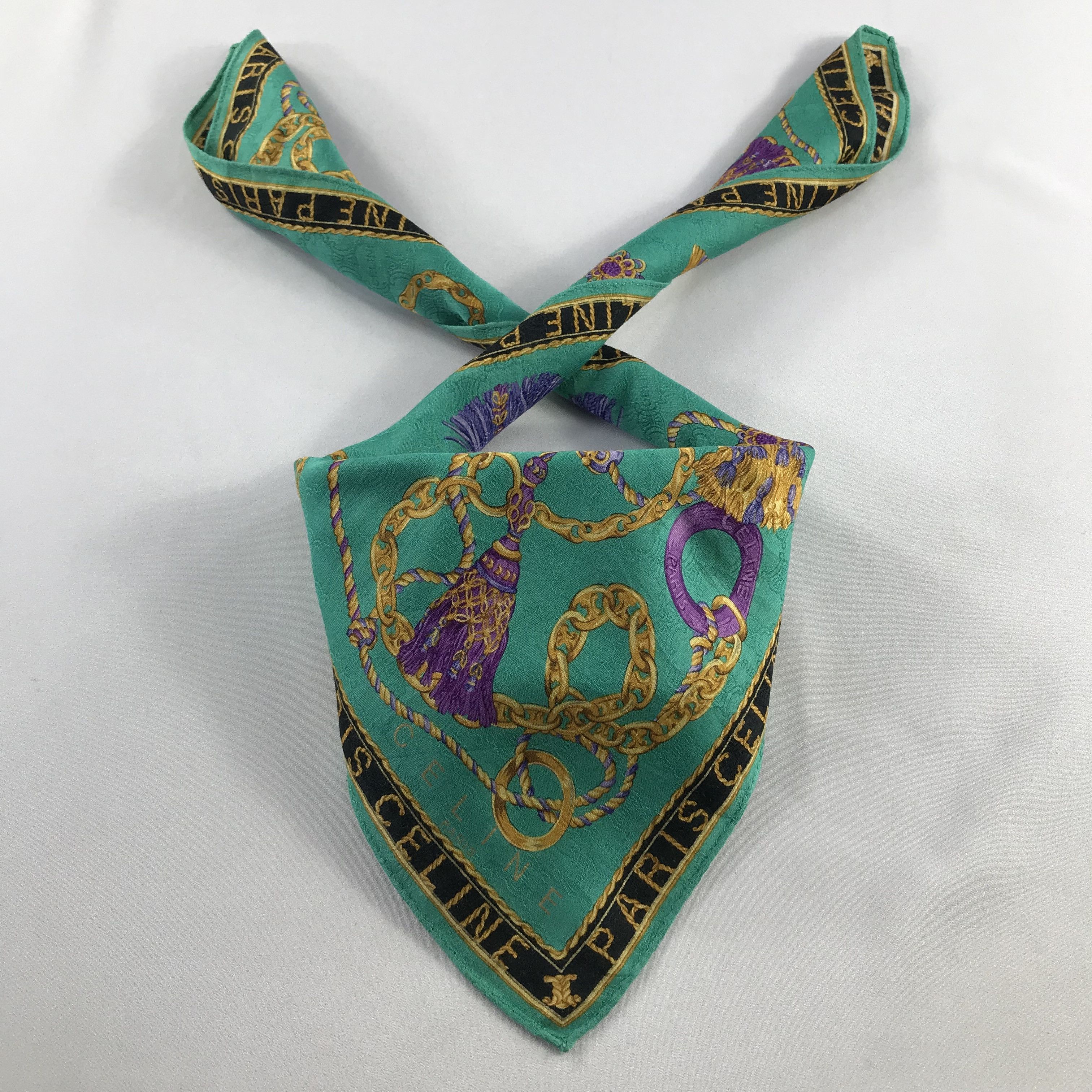 Celine Celine Handkerchief / Bandana / Neckerchief C528 Size ONE SIZE - 1 Thumbnail
