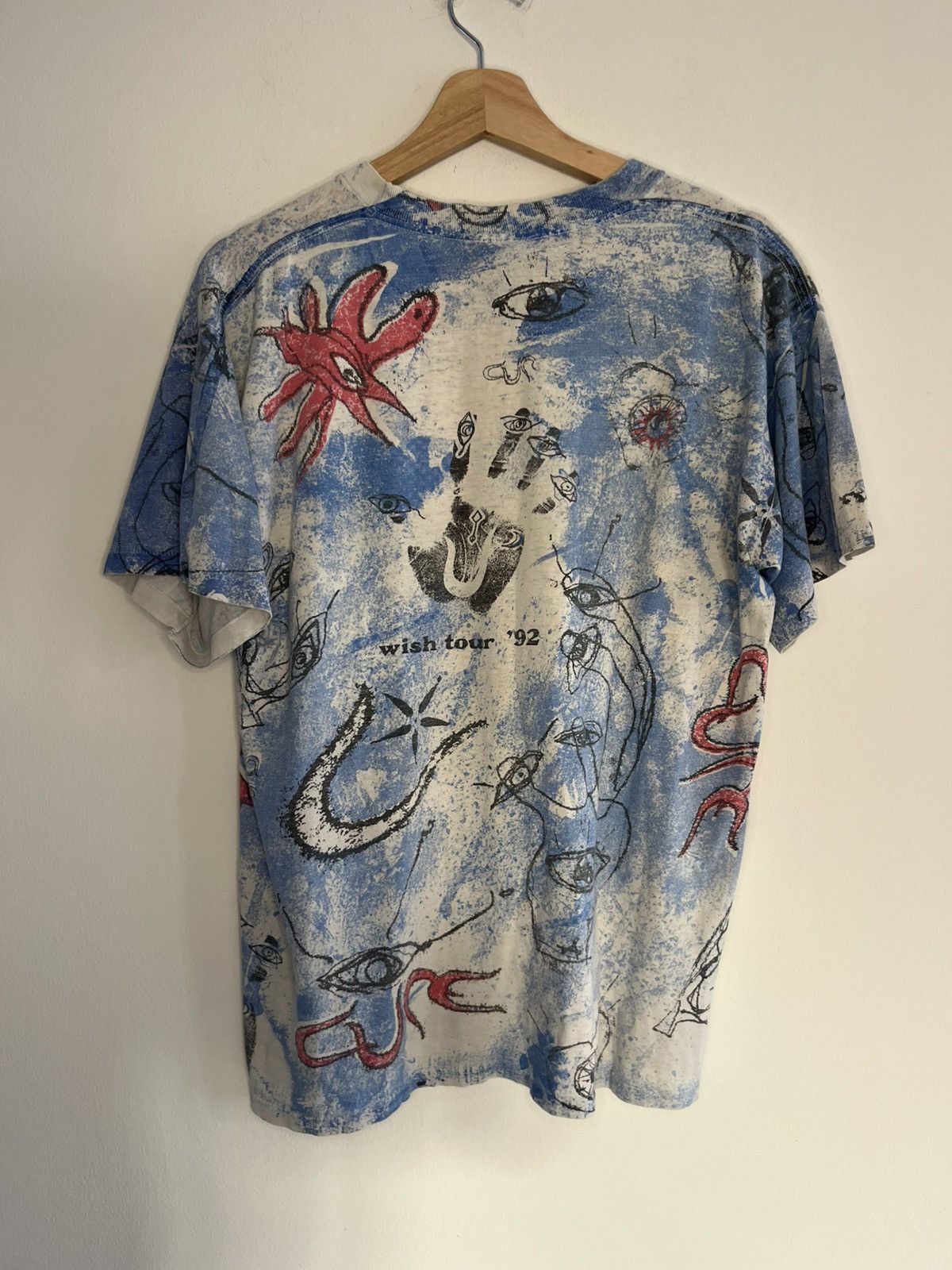 Vintage Vintage - The Cure 1992 Wish Tour T-Shirt Size US M / EU 48-50 / 2 - 2 Thumbnail