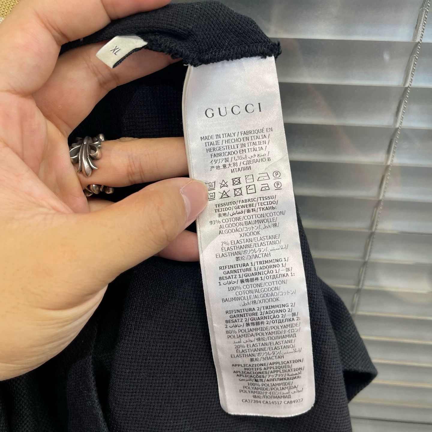 Gucci Gucci Side Logo Tape Polo Shirt XL 99 New Size US XL / EU 56 / 4 - 6 Thumbnail
