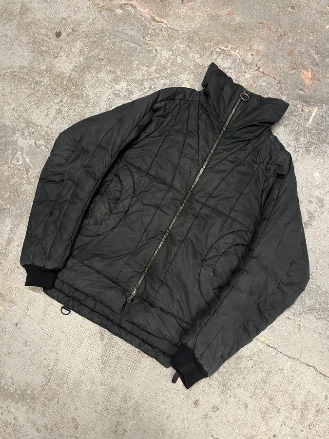 Prada 2000s Prada Aero Dark Contemporary Bomber Jacket Size US S / EU 44-46 / 1 - 7 Thumbnail