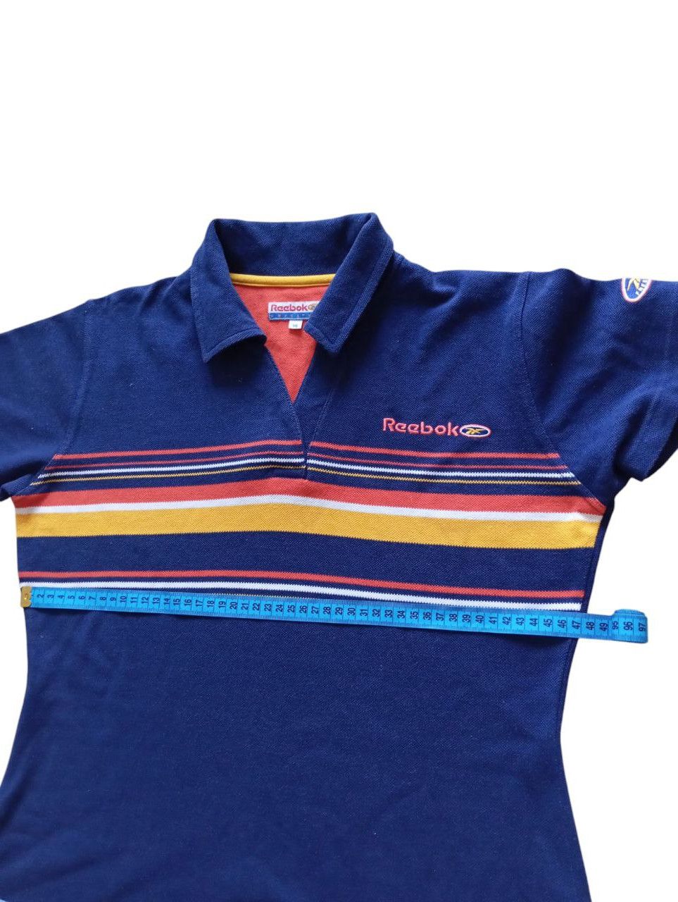 Reebok Vintage Reebok Freestyle Polo Dress Navy Striped Size 14 Size M / US 6-8 / IT 42-44 - 8 Thumbnail