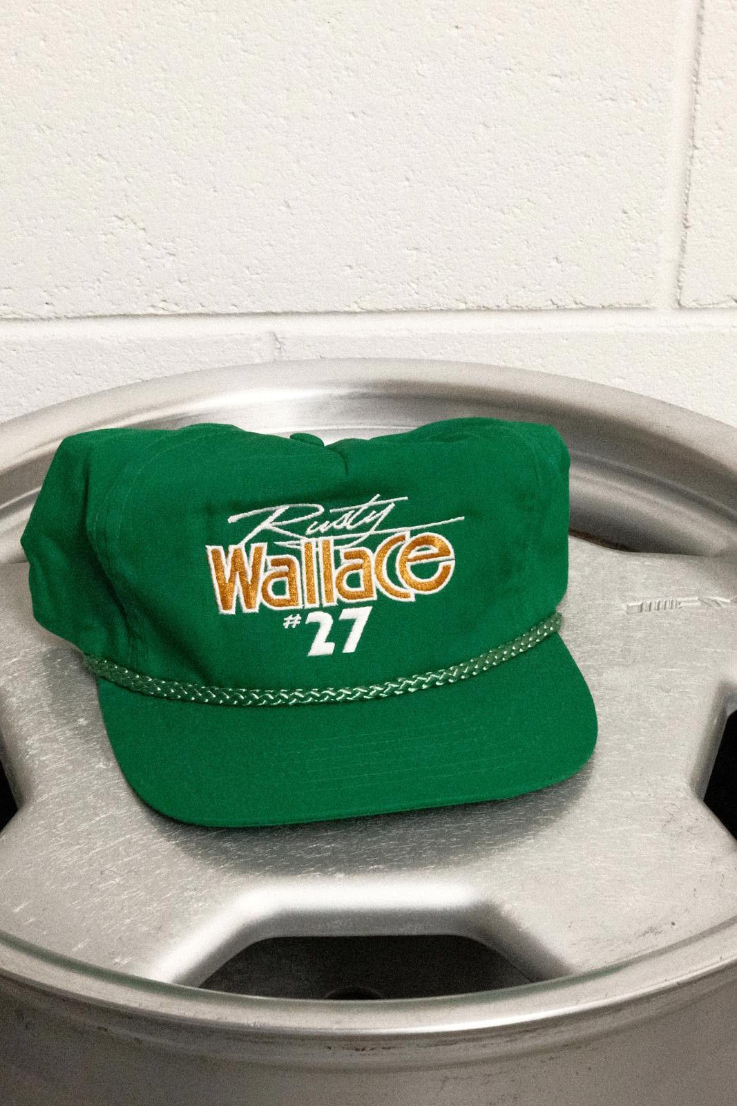 Other Vintage Rusty Wallace #27 Green Adjustable Hat Size ONE SIZE - 1 Thumbnail