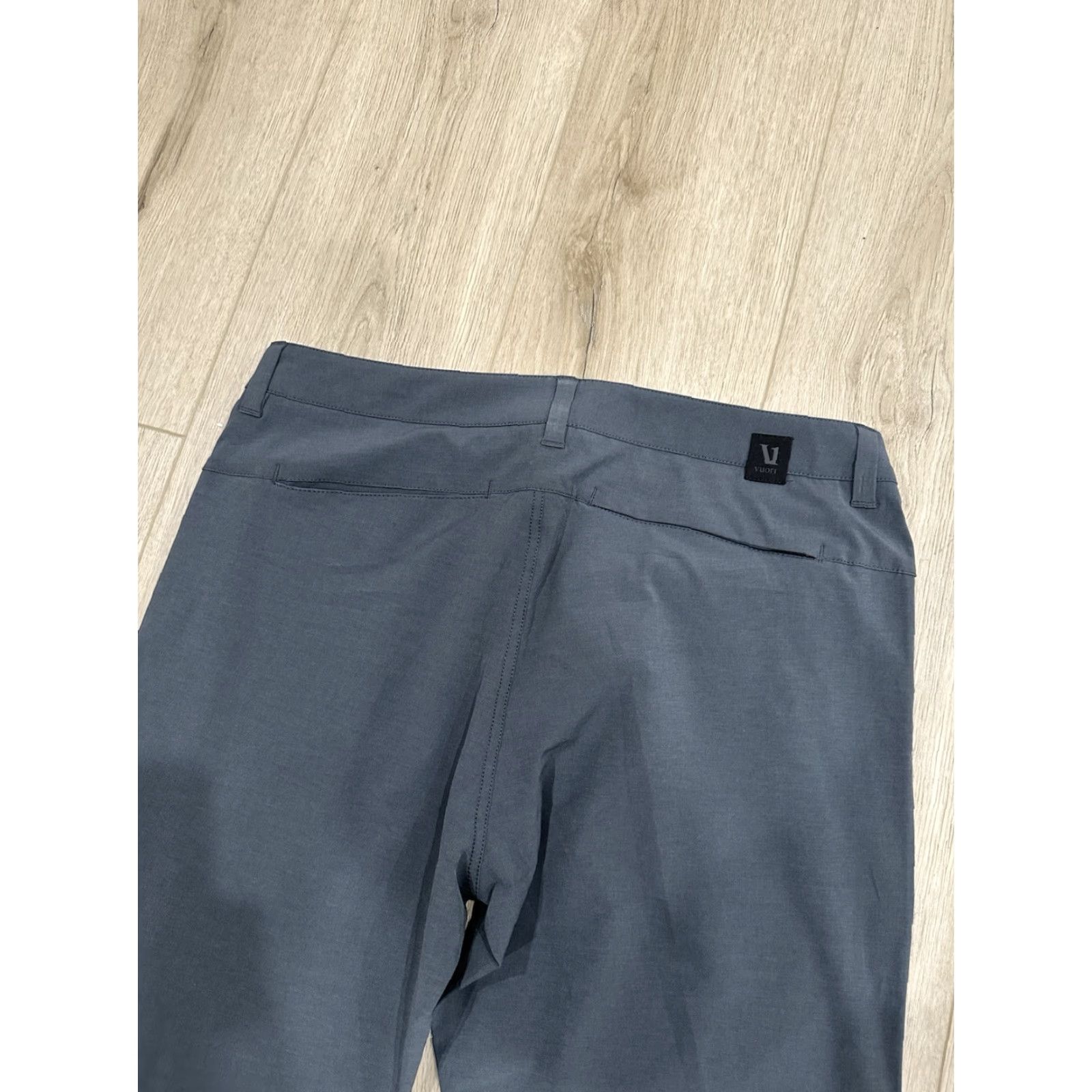 Vuori Vuori Pant Chino Mens 33x25.5 Gray Stretch Regular Lightweight 90s? No Vintage. Size US 33 - 7 Thumbnail
