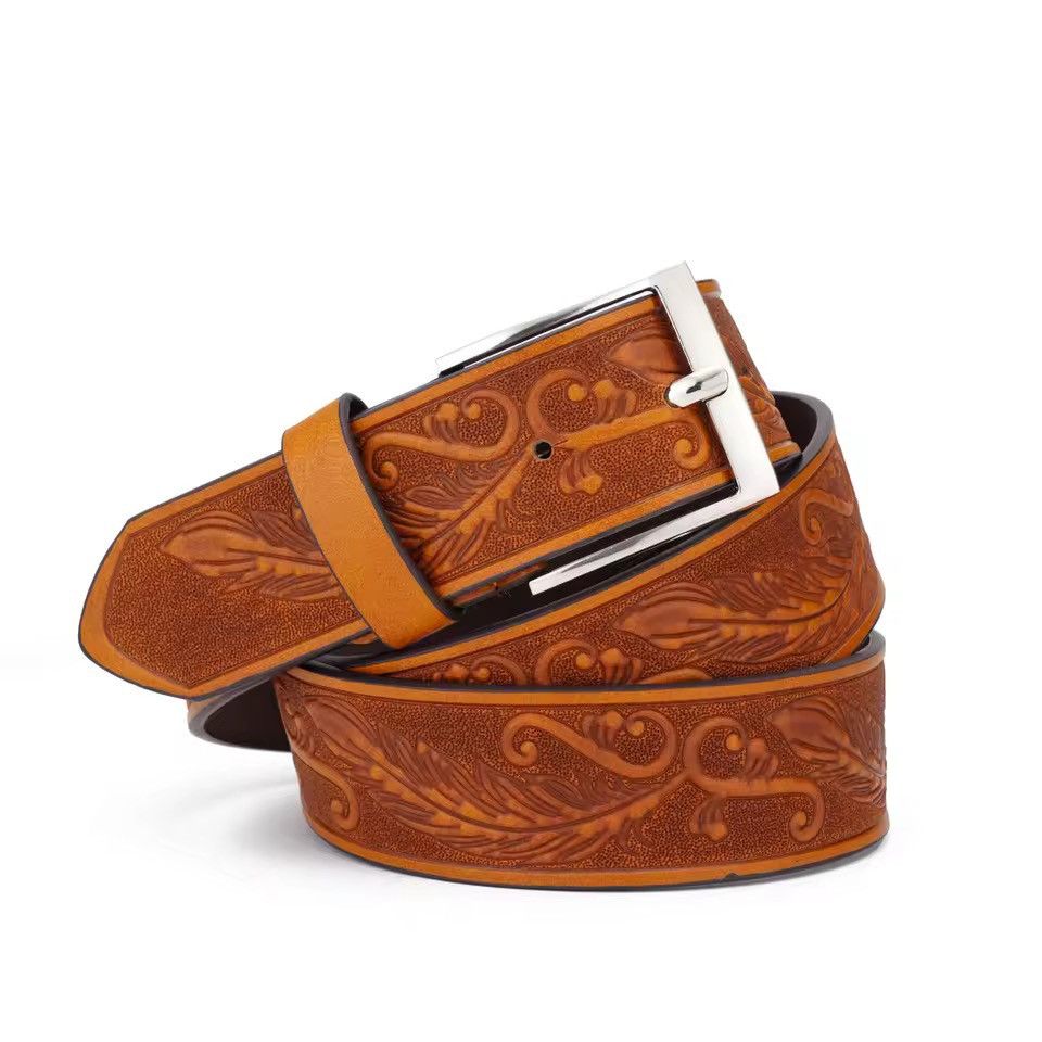 Other Streetwear PU Leather Casual Western Style Belt Size ONE SIZE - 1 Thumbnail