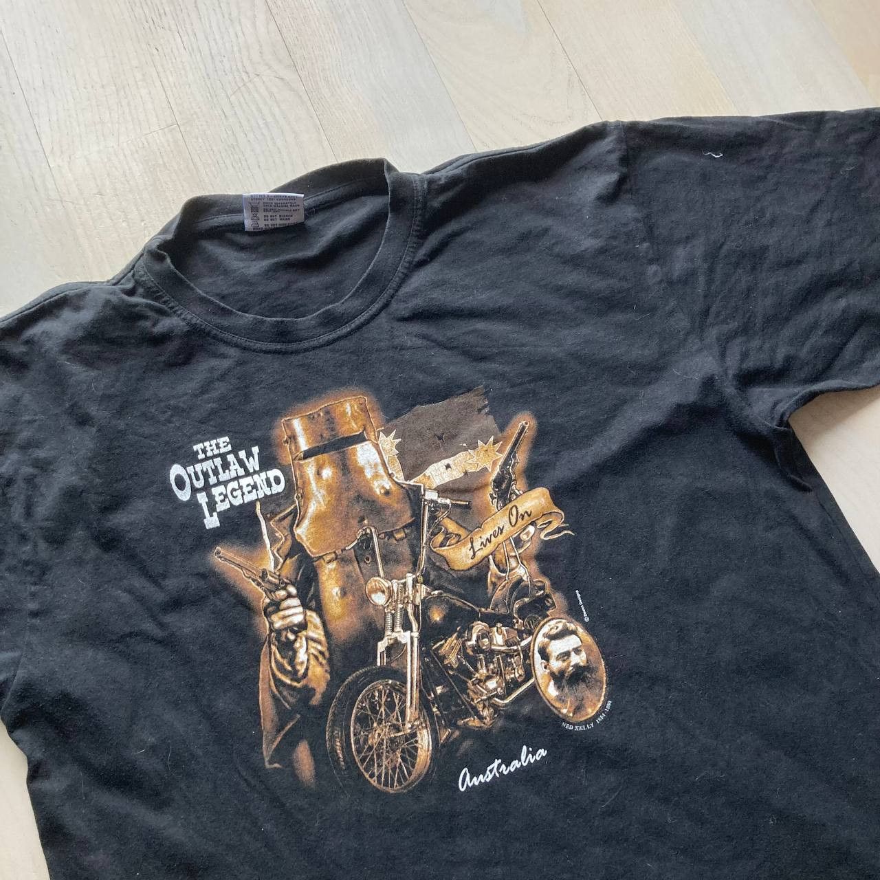 Arts & Science Vintage Ned Kelly Outlaw Legend Cowboy Western Australia Size US XXL / EU 58 / 5 - 2 Thumbnail