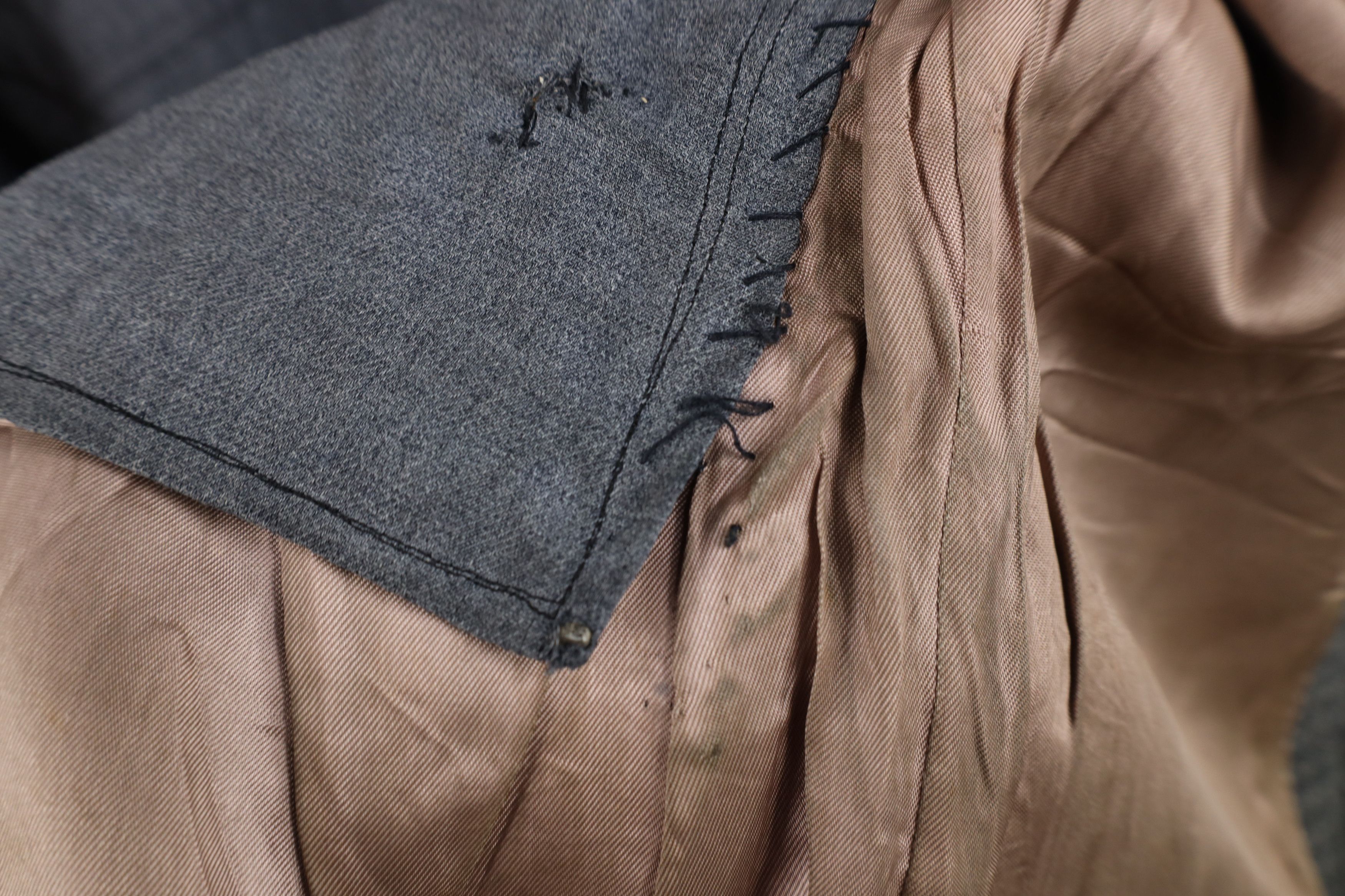 Vintage Vintage 50s Rockabilly Heavyweight Wool Collared Jacket Size US XXL / EU 58 / 5 - 13 Thumbnail