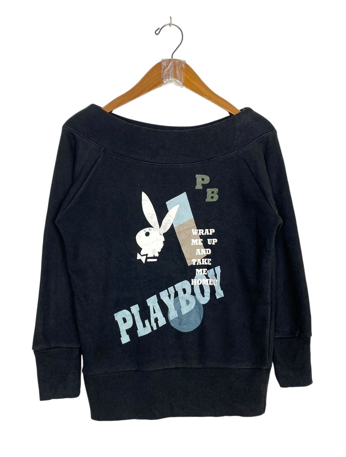 Playboy Rare‼️ Playboy Sweatshirt Big Logo Size S / US 4 / IT 40 - 1 Thumbnail