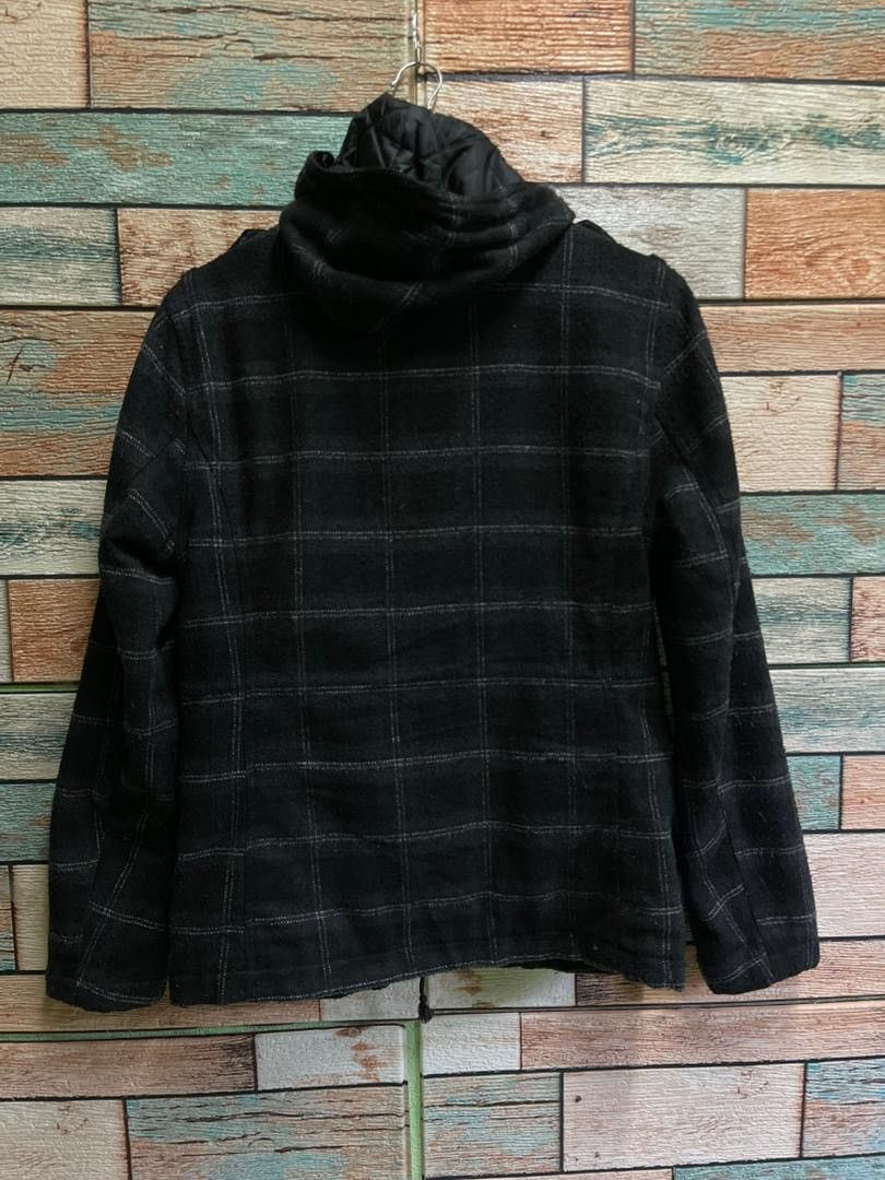 In The Attic In The Attic Rockers Garment Plaid Wool Hooded Jacket Size US L / EU 52-54 / 3 - 2 Thumbnail