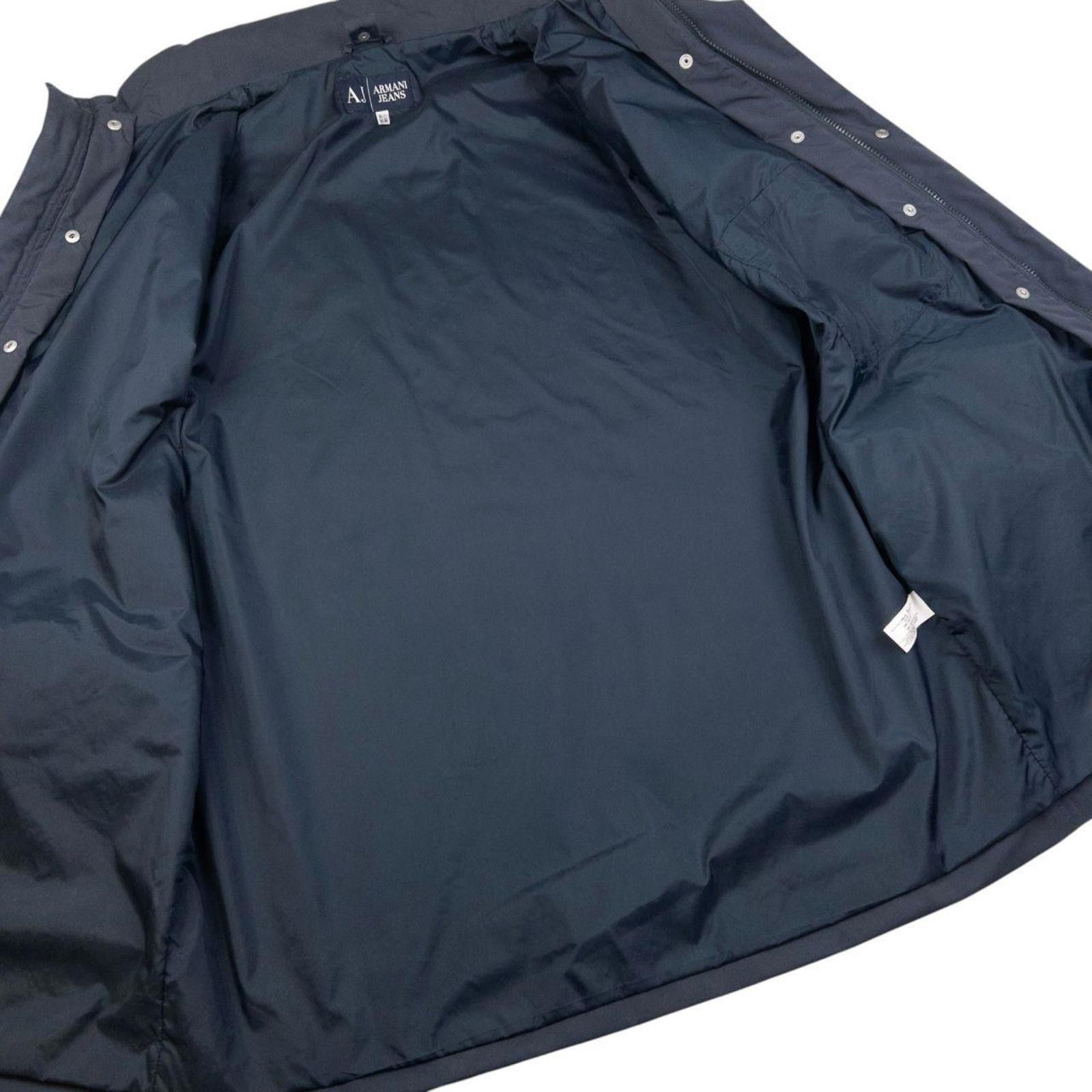 Other Vintage Armani Jeans Zip Up Rain Jacket Size XL Size US XL / EU 56 / 4 - 4 Thumbnail