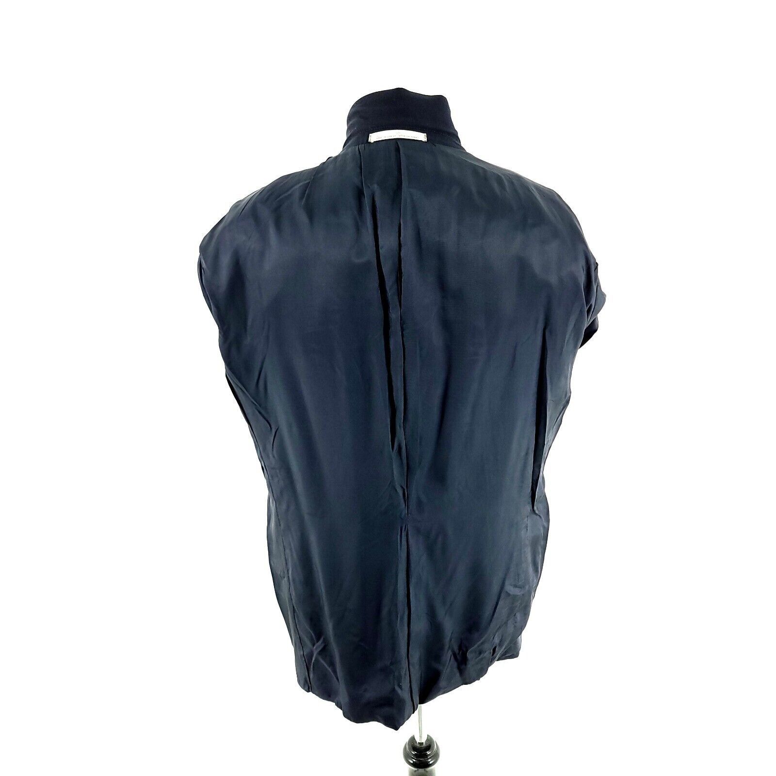 Joseph Abboud DAMAGED Joseph Abboud Wool 2 Button Blazer 42R Blue Size 42R - 12 Thumbnail