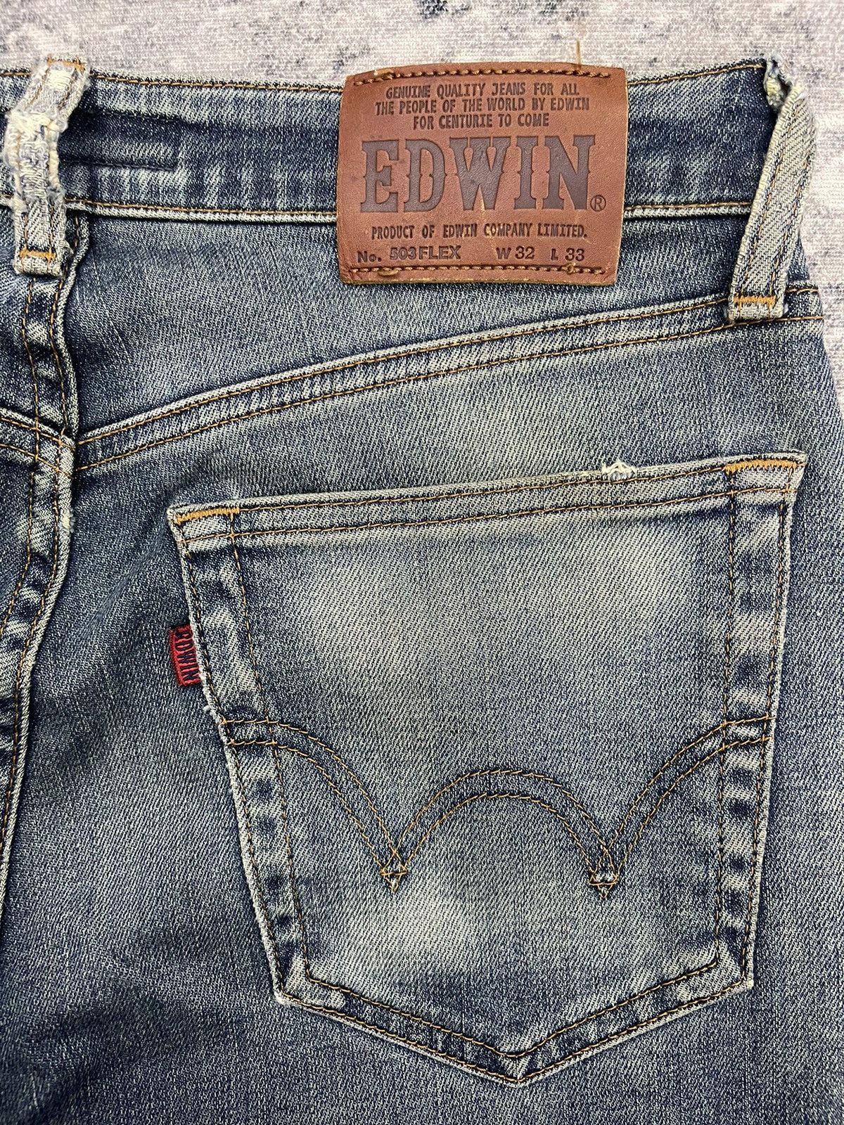 Edwin Edwin 503 Flex faded blue s6 Size US 32 / EU 48 - 18 Thumbnail