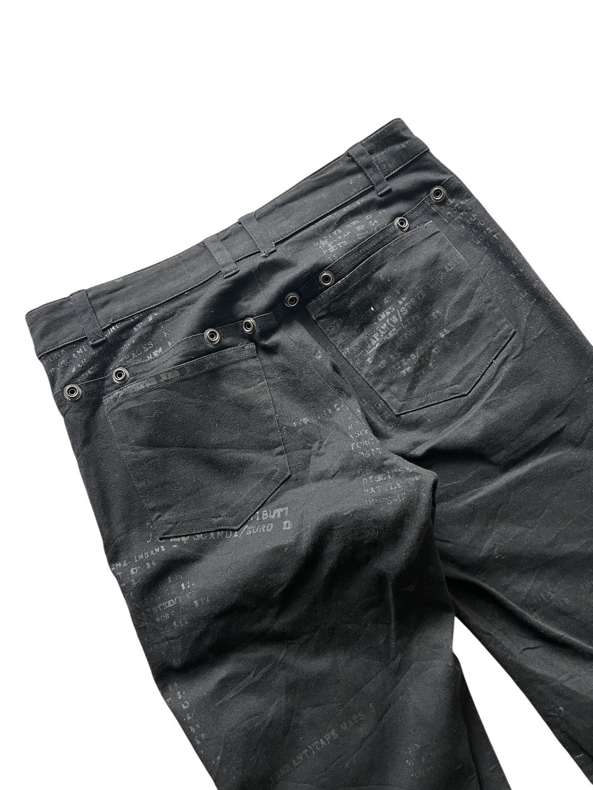 Seditionaries H. Naoto Poem Flare Bondage Pants Size US 30 / EU 46 - 7 Thumbnail