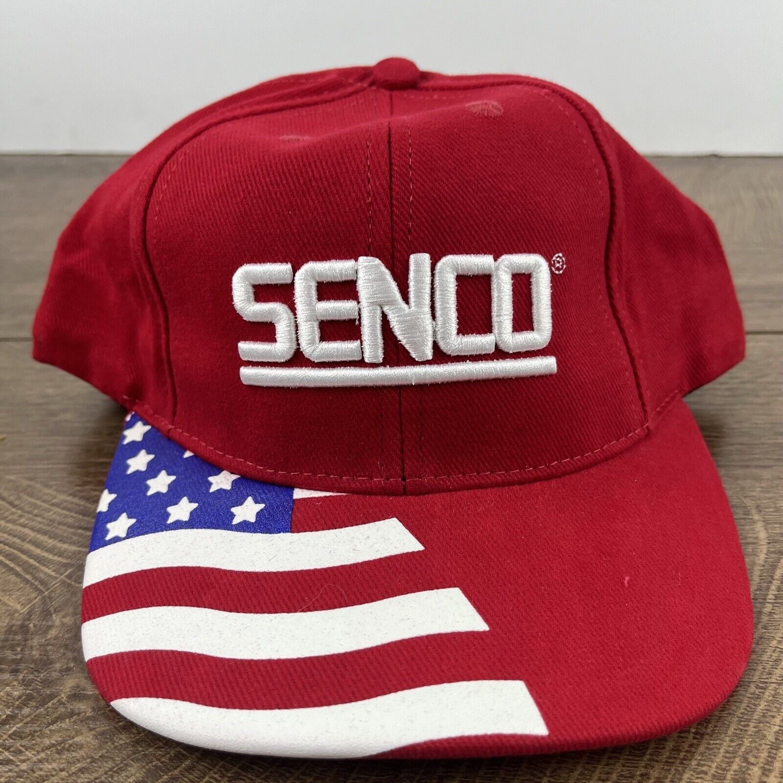 Other SENCO USA Hat Senco Red Cap Hat Adjustable Hat Red Adult Hat Size ONE SIZE - 5 Thumbnail