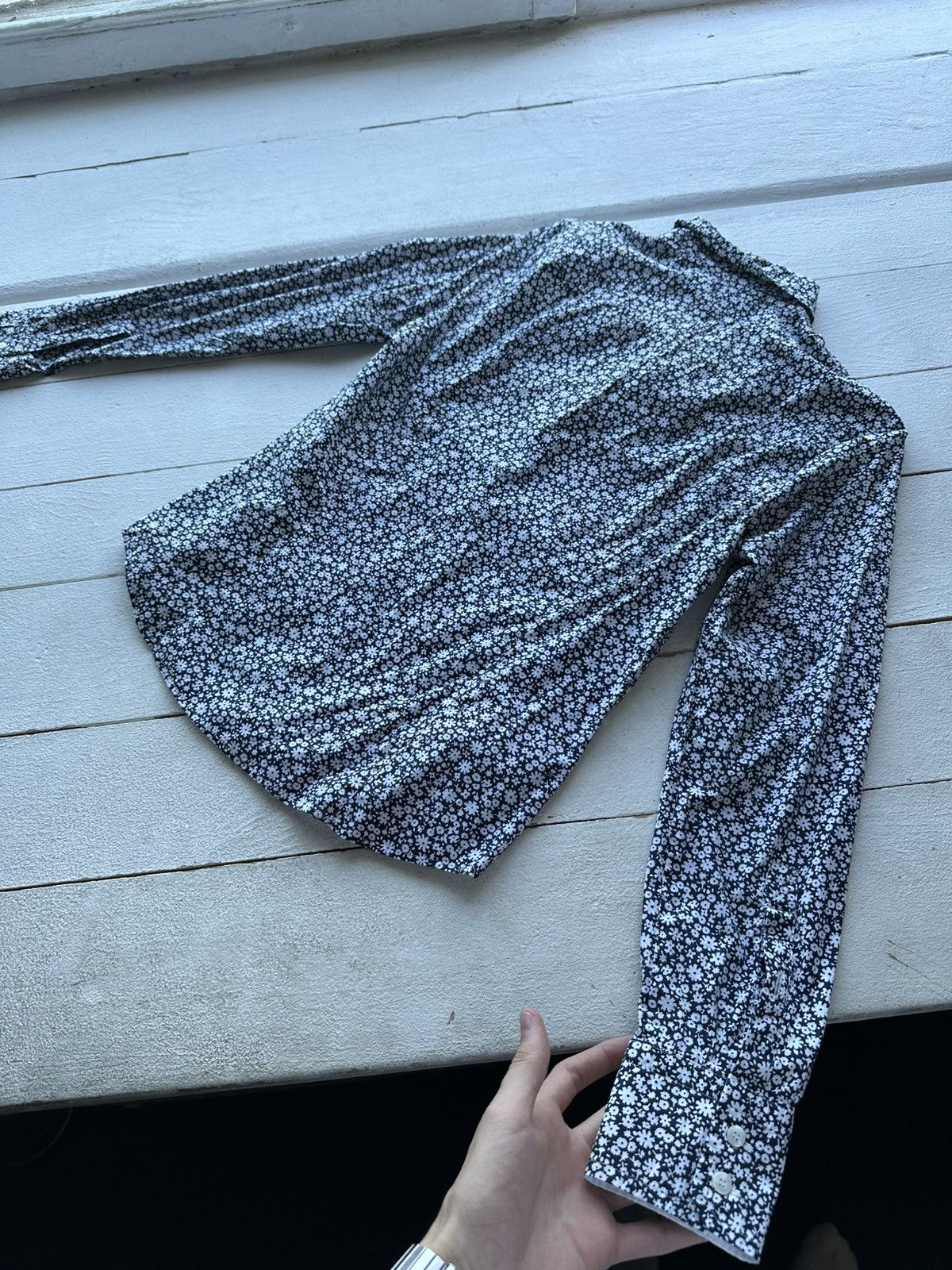 Weekend Max Mara 🚨Vintage Max Mara Women's Weekend FLOWER Print Shirt button Size M / US 6-8 / IT 42-44 - 9 Thumbnail