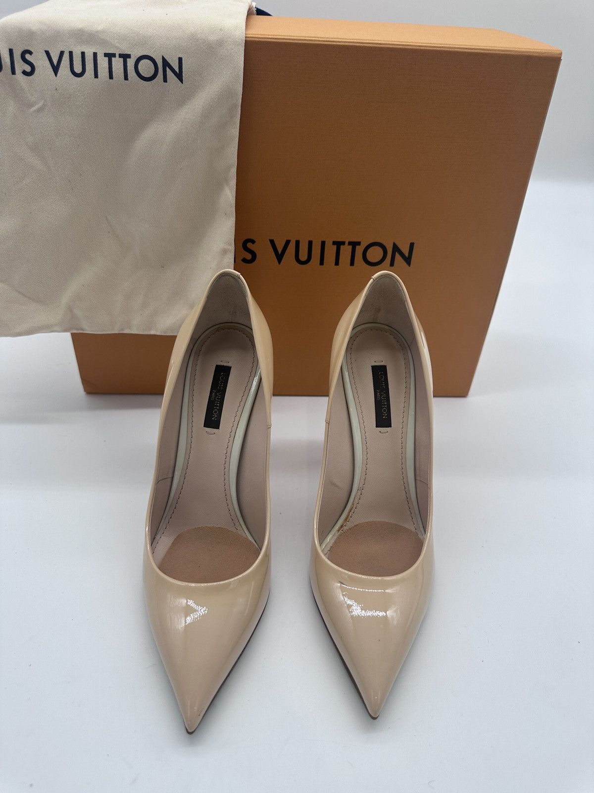 Louis Vuitton Louis Vuitton Patent Leather Heels 38.5LV 8.5 USA w dustbags Size US 8.5 / IT 38.5 - 7 Thumbnail