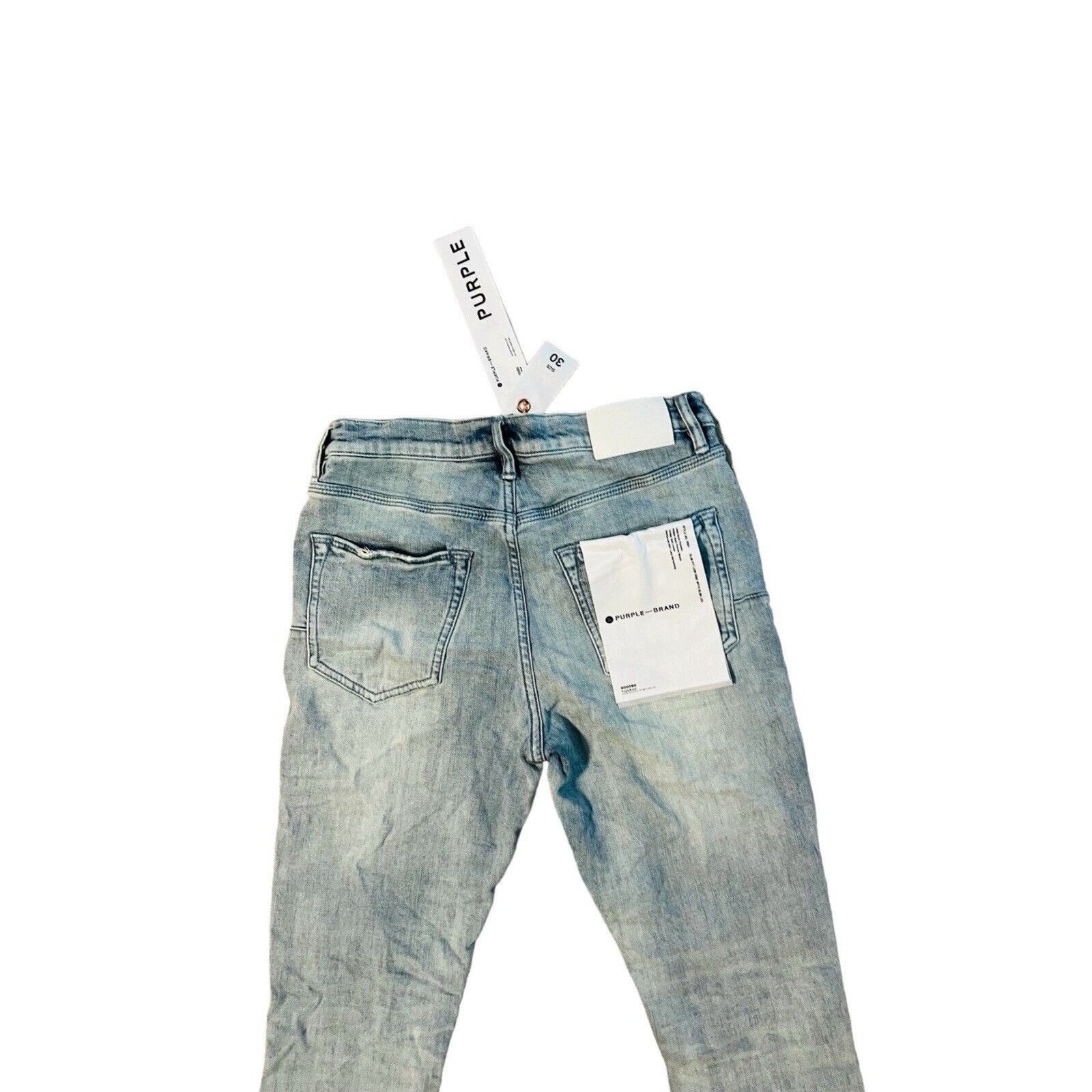 Purple Purple Brand Jeans Mens Slim Fit P001 Blue Size 30/30 Size US 30 / EU 46 - 5 Thumbnail