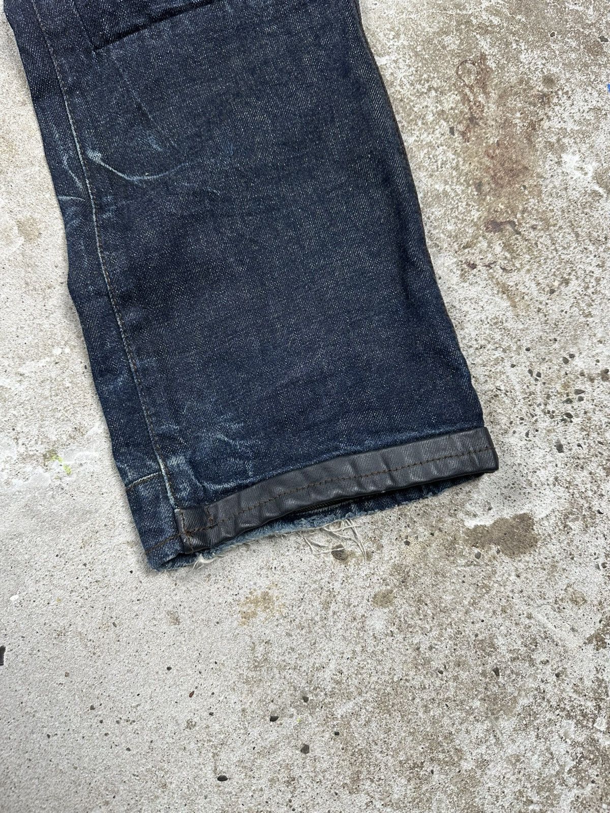 G-Star × Japanese Brand × Vintage Vintage Y2K G Star Raw 3301 Distressed Double Knee Denim Size US 34 / EU 50 - 3 Thumbnail