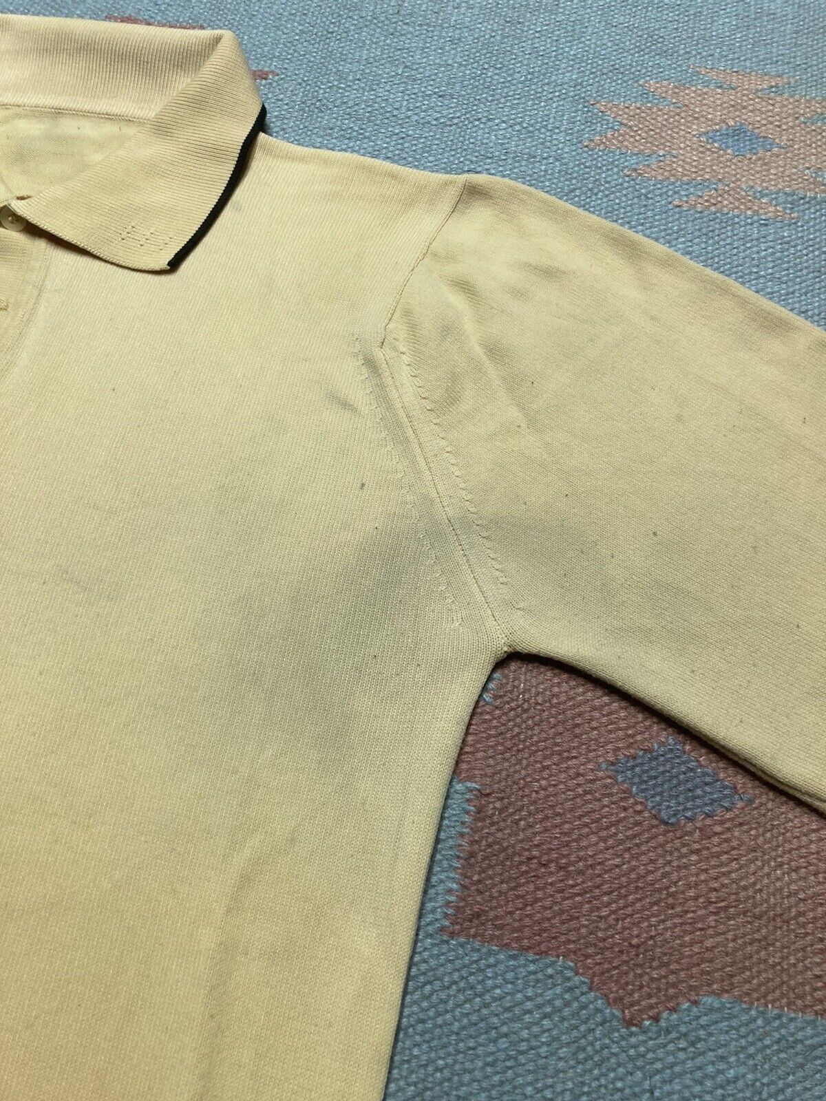 Vintage Vintage 60s polo shirt Ban-Lon soft nylon distressed medium Size US M / EU 48-50 / 2 - 4 Thumbnail