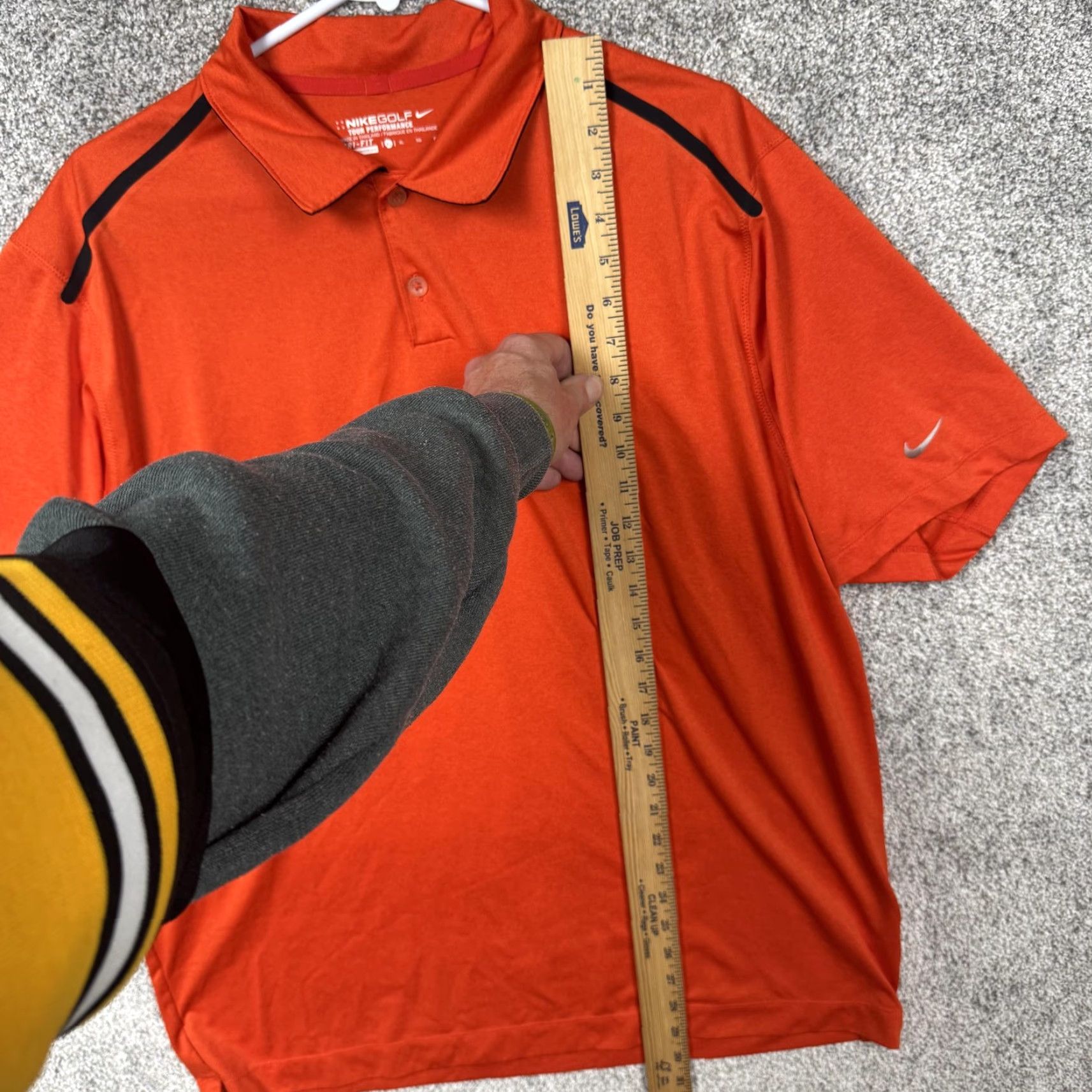 Nike Nike Golf Polo Shirt Mens XL Orange Tour Performance Dri-Fit Short Sleeve Golf Size US XL / EU 56 / 4 - 2 Thumbnail