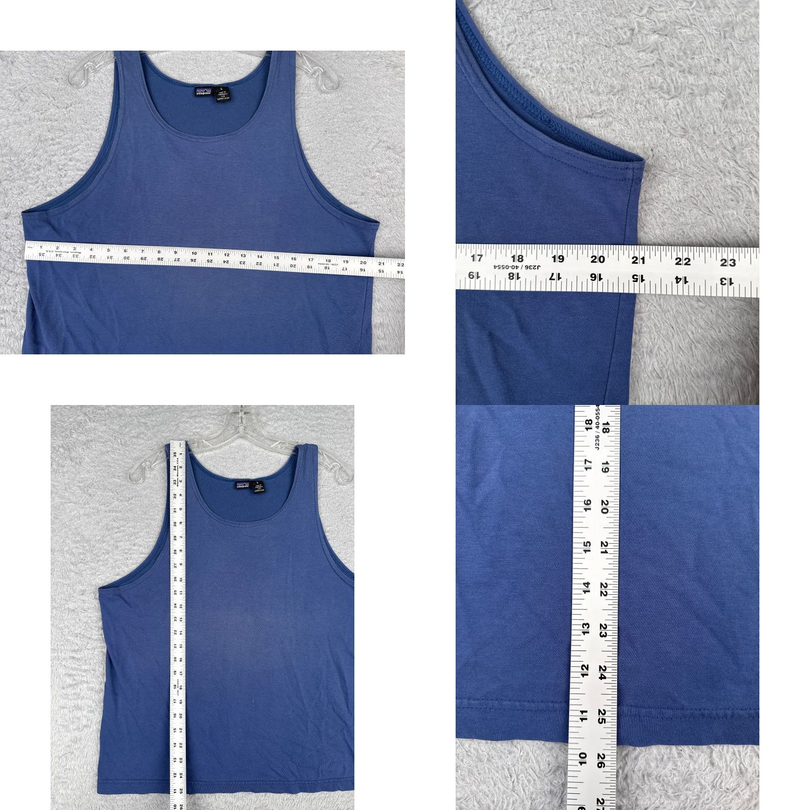 Patagonia Patagonia Shirt Women Large Blue Tank Sleeveless Cotton Polyester Blend Casual Solid Tank Top Adult Regular Sleeveless Outdoor Size L / US 10 / IT 46 - 8 Thumbnail