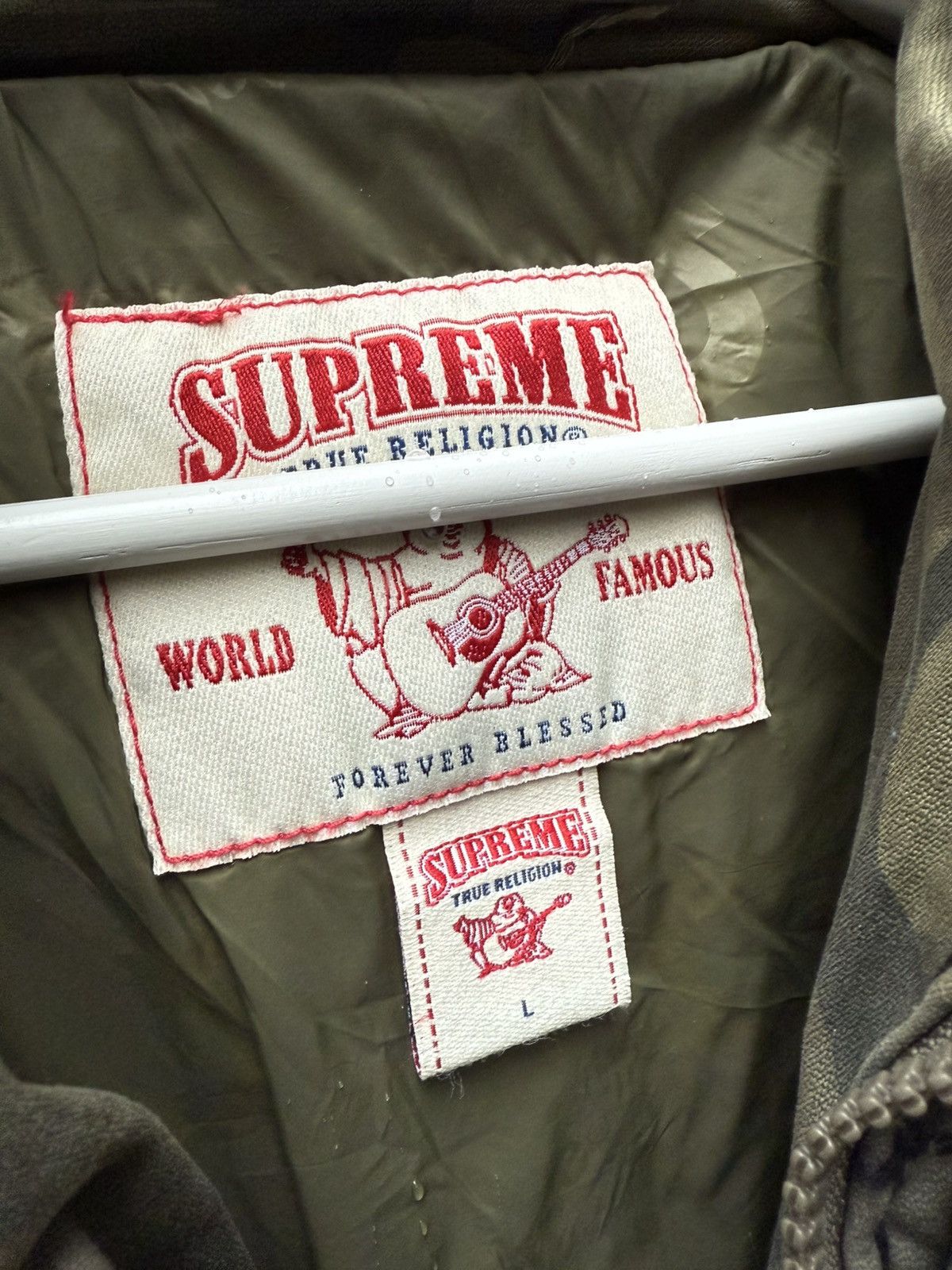 Supreme × True Religion Supreme True Religion Camo Puffer Jacket Size US L / EU 52-54 / 3 - 5 Thumbnail