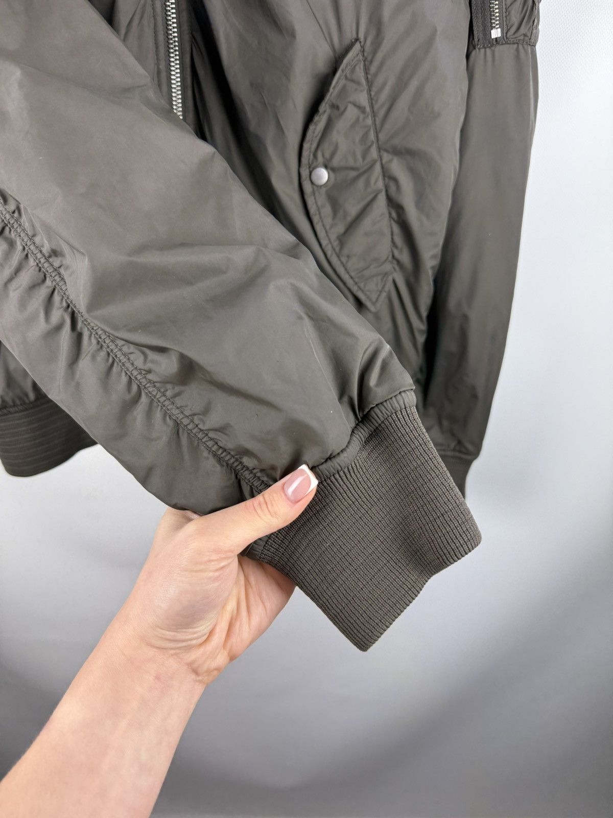 Allsaints Allsaints Tolbert Men’s Nylon MA-1 Style Bomber Jacket Size US L / EU 52-54 / 3 - 9 Thumbnail