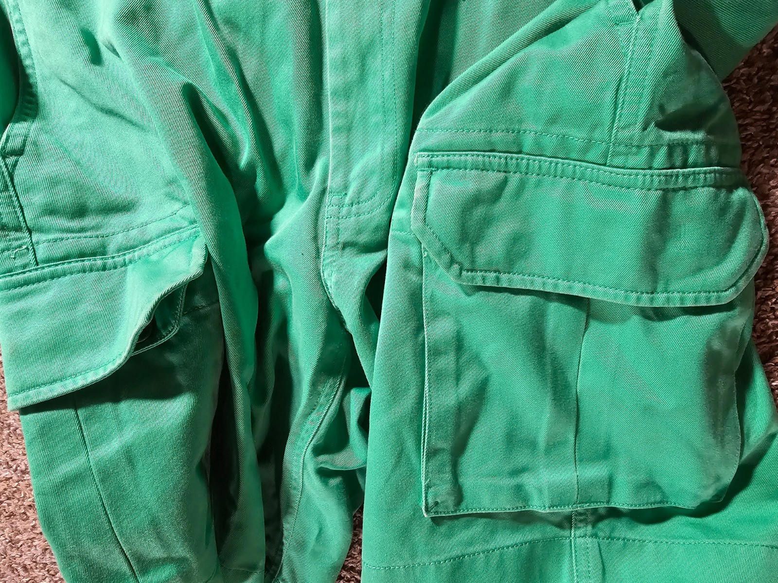 Lands' End Lands End Cargo Shorts Size 35 Green Size US 35 - 2 Thumbnail