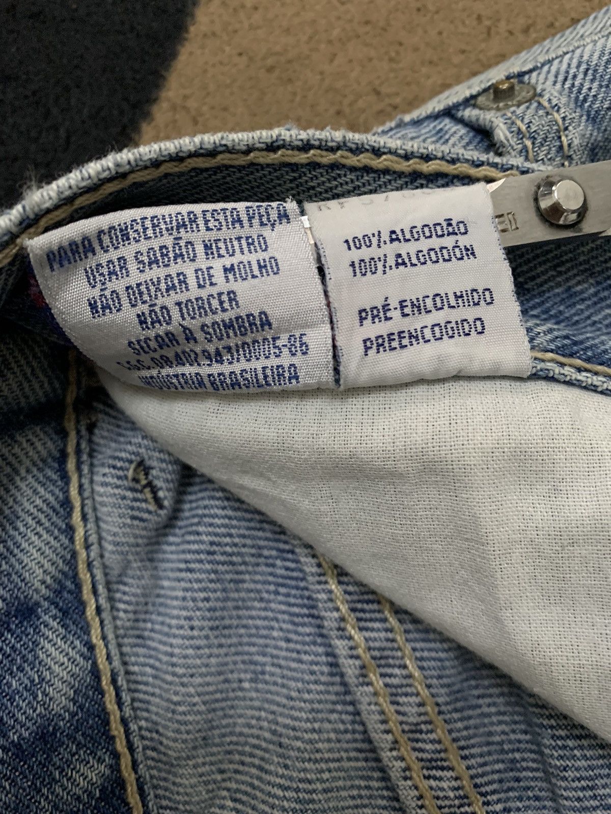 JNCO Vintage Japanese Brand Pool Blue Wash Baggy Distressed Jeans Size US 32 / EU 48 - 21 Thumbnail