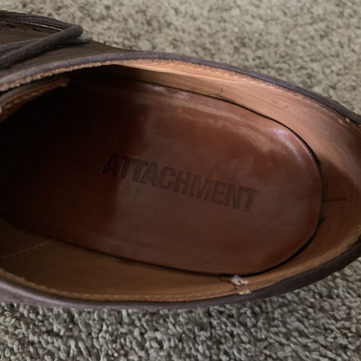Kazuyuki Kumagai Attachment Kazuyuki Kumagai Attachment Leather Wingtip Shoes Size US 9.5 / EU 42-43 - 4 Thumbnail