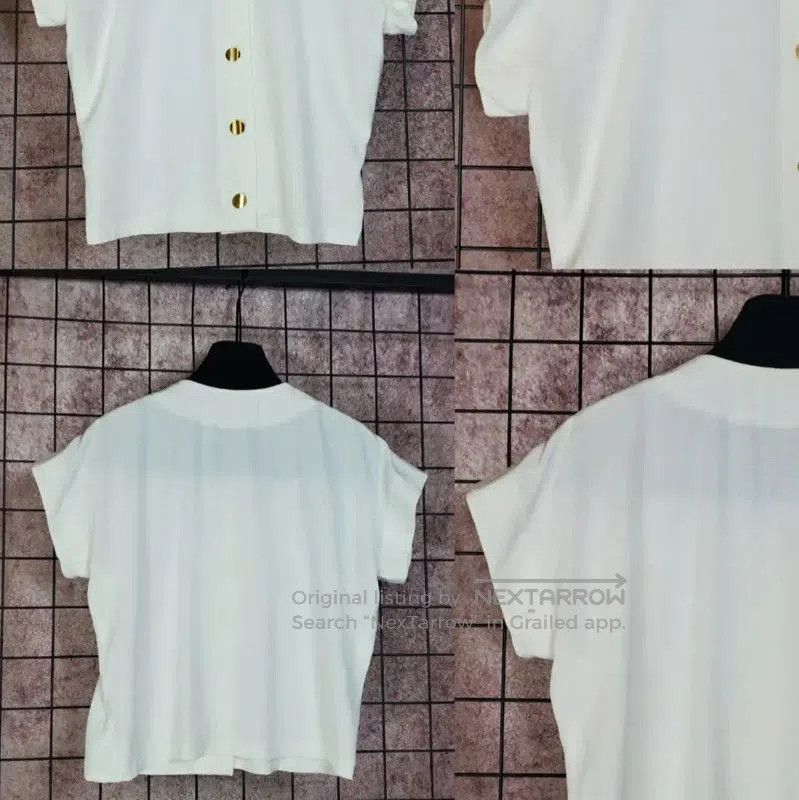 Givenchy Givenchy Summer White Short Sleeve Cardigan . Size M / US 6-8 / IT 42-44 - 2 Thumbnail