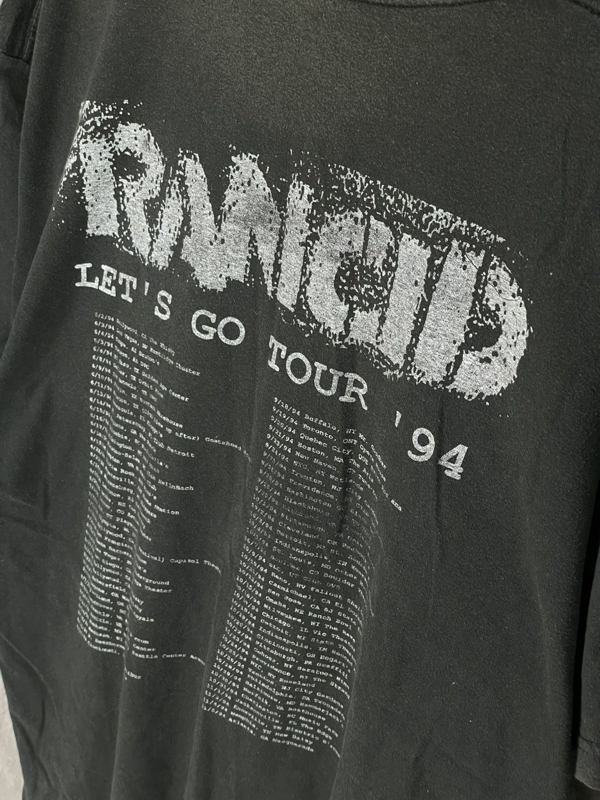 Band Tees × Vintage Vintage 1994s Rancid Punk Rock Band T-Shirt Size US L / EU 52-54 / 3 - 9 Thumbnail