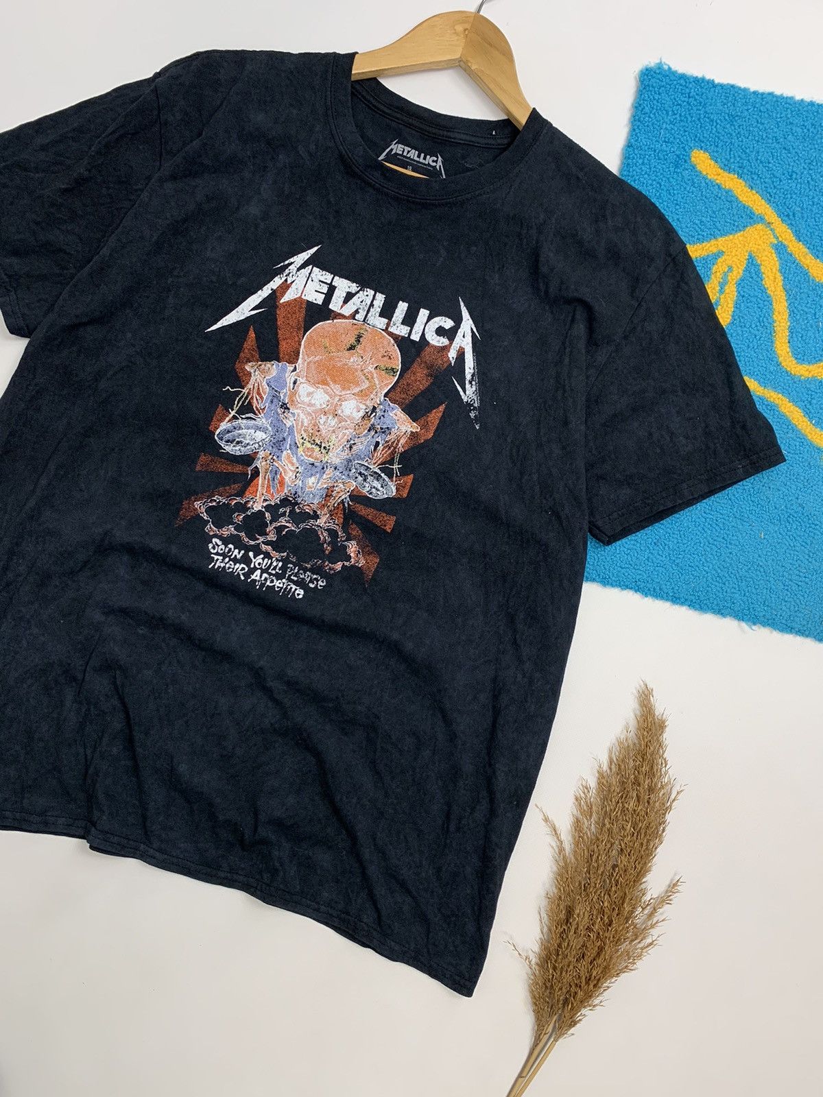 Band Tees × Metallica × Vintage Vintage Metallica Soon You’ll Please Their Appetite Tie-Dye Size US L / EU 52-54 / 3 - 2 Thumbnail