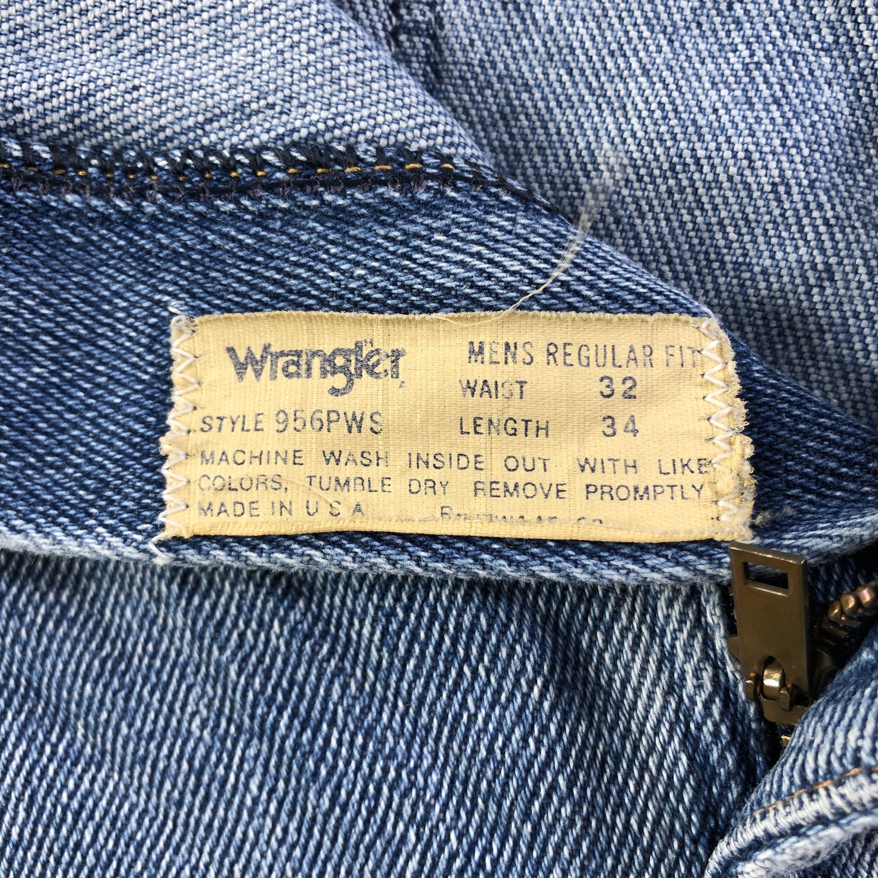Vintage Vintage Blue Wash Wrangler Jeans-J2871 Size US 30 / EU 46 - 9 Thumbnail