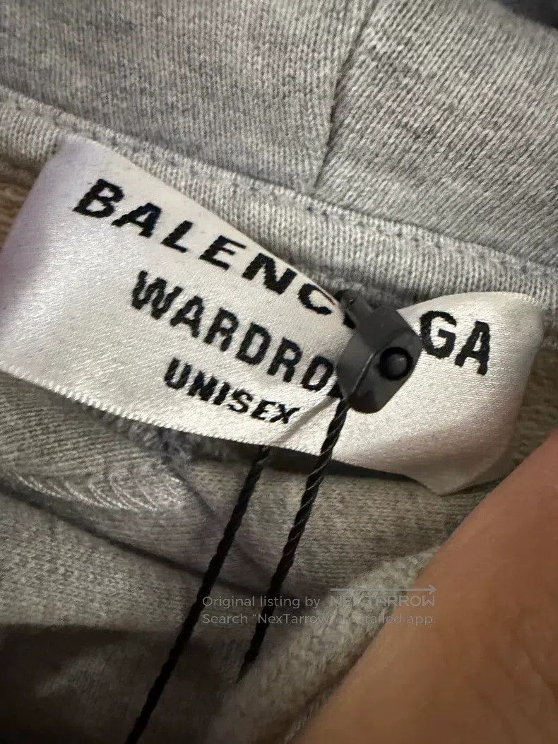Balenciaga Balenciaga Grey Coke Embroidered Sweatshirt Size US M / EU 48-50 / 2 - 3 Thumbnail