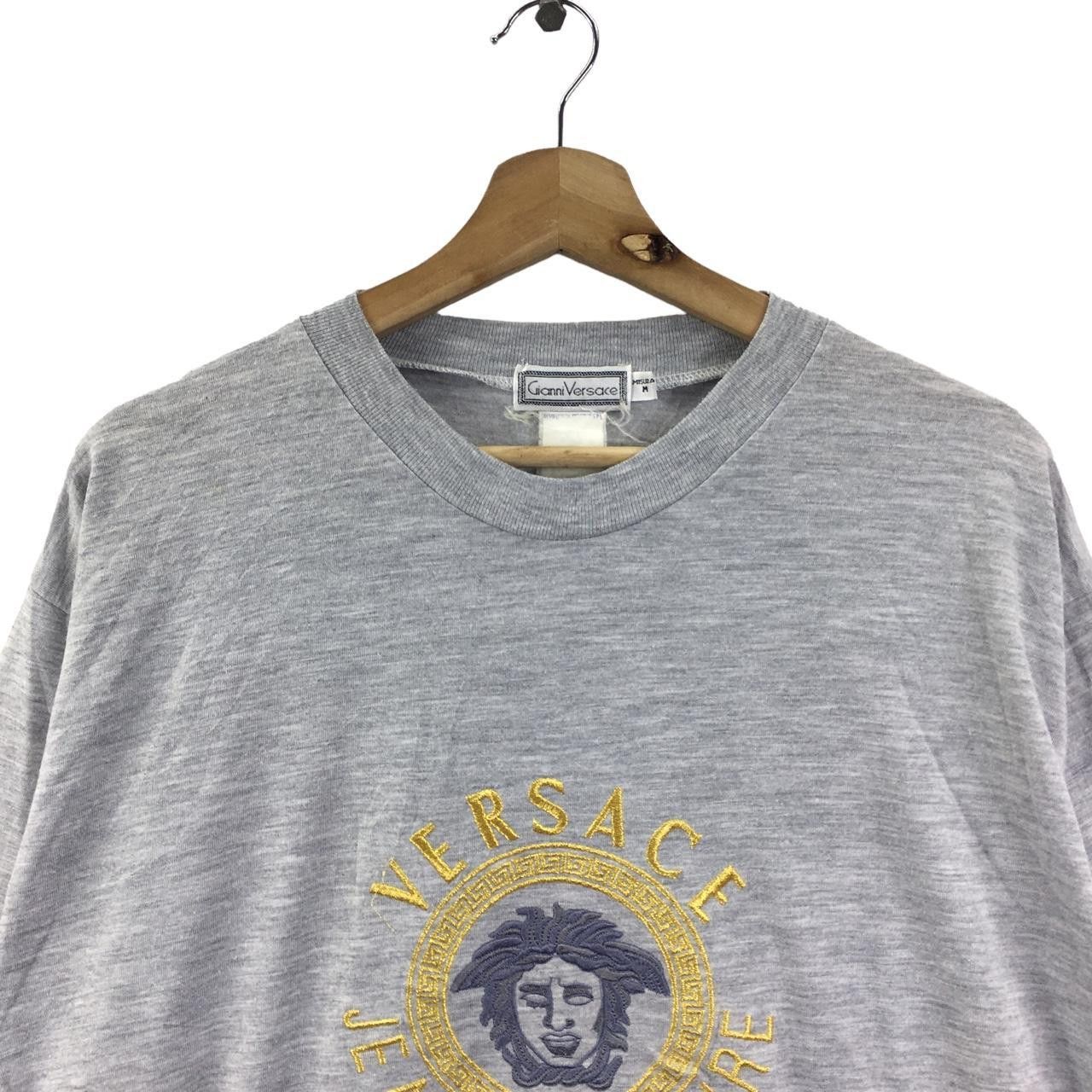 Versace Vtg 90’ GIANNI VERSACE MEDUSA Logo Tee Shirt Jeans Couture Size US M / EU 48-50 / 2 - 2 Thumbnail