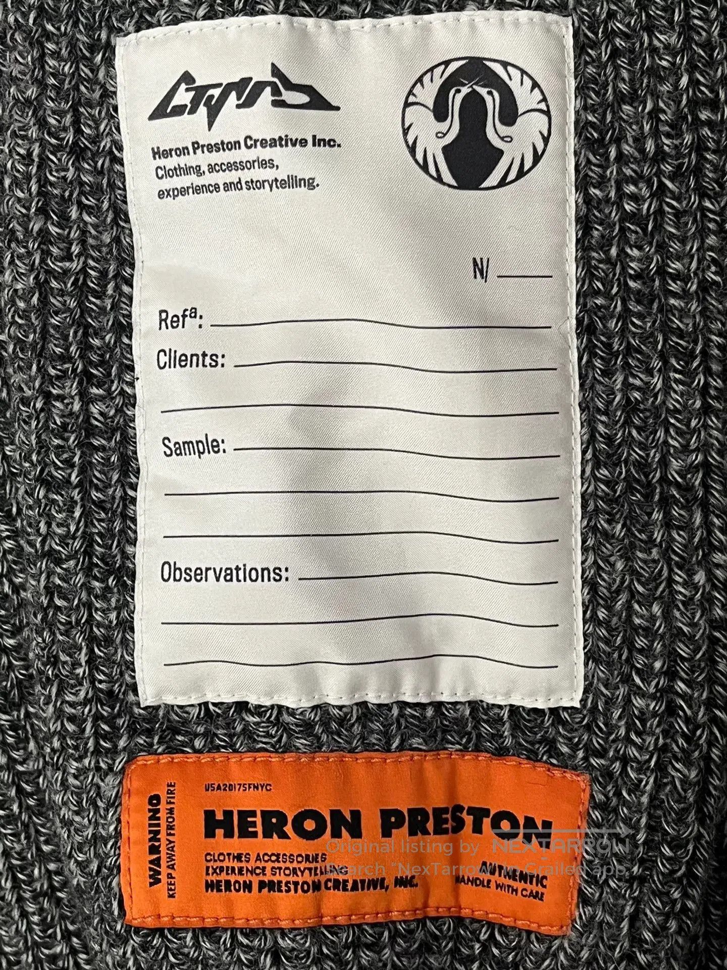 Heron Preston Heron Preston Wool High Neck Sweater. Size US S / EU 44-46 / 1 - 5 Thumbnail