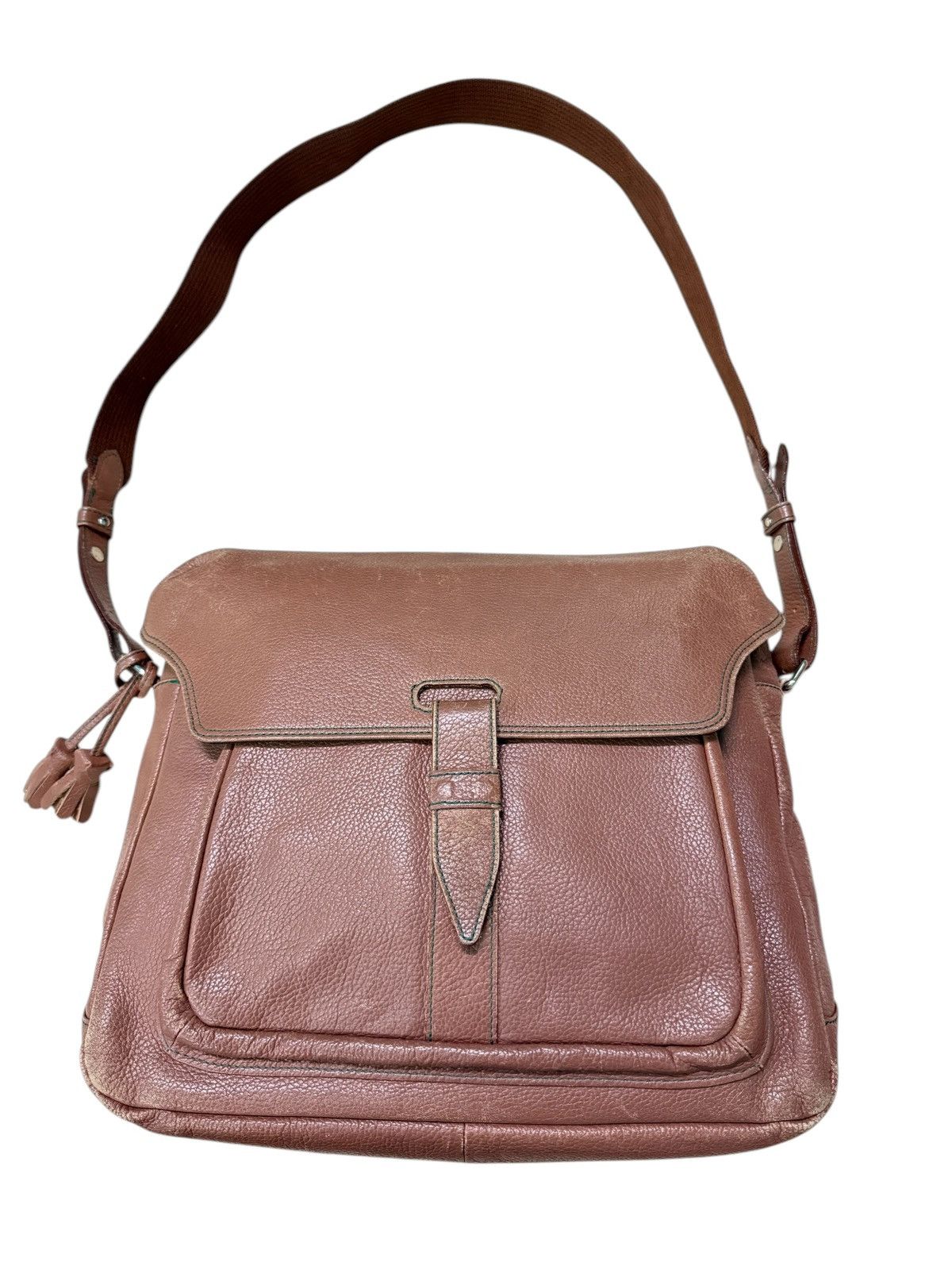 Kenzo VINTAGE KENZO PARIS LEATHER MASENGER BAG Size ONE SIZE - 18 Thumbnail