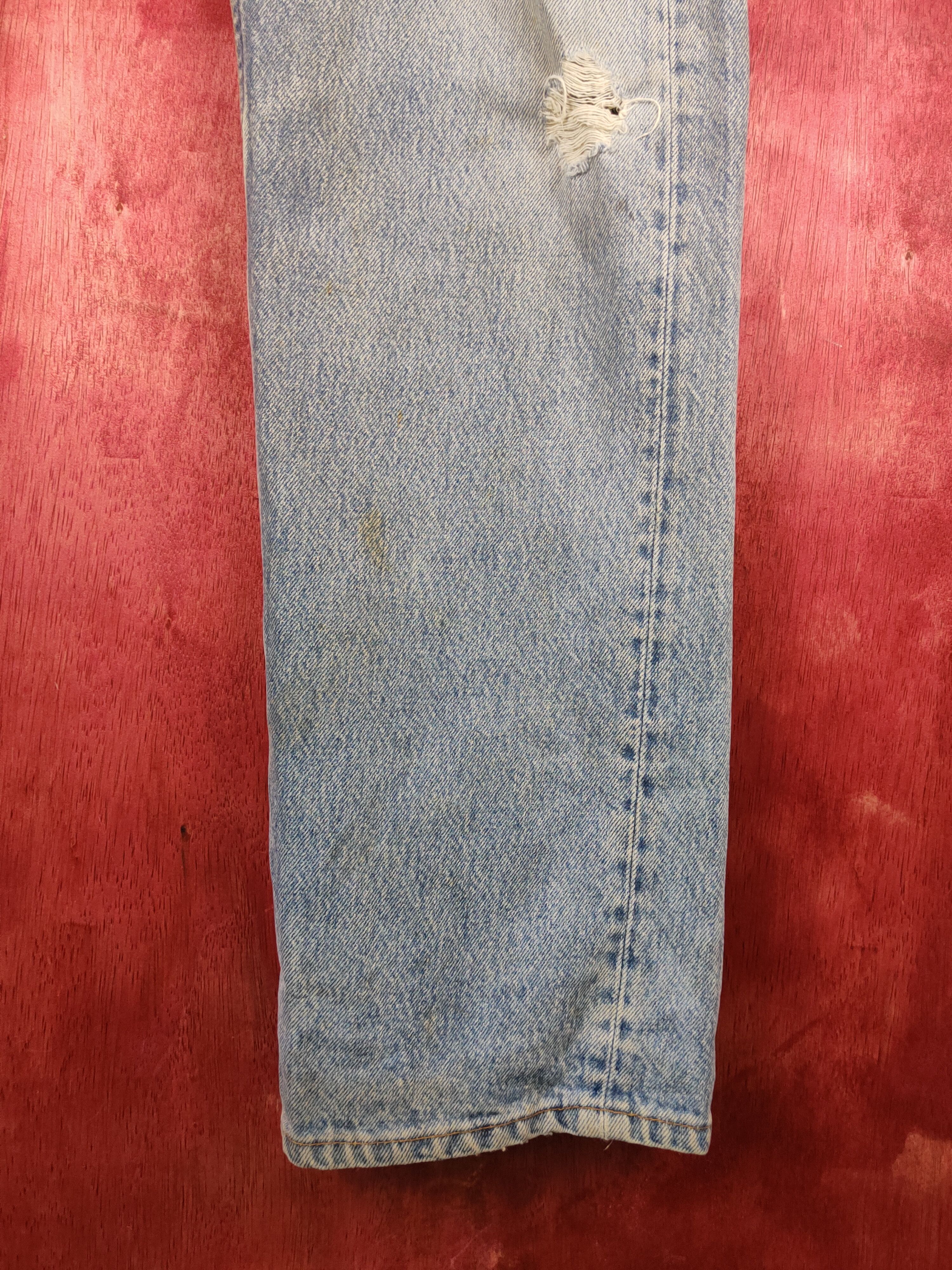 Levi's DL 501 Levi's vintage Faded ripped distressed Denim #S1510 Size US 34 / EU 50 - 7 Thumbnail