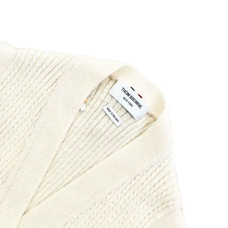 Thom Browne Thom Browne S beige straight cut knit vest Size S / US 4 / IT 40 - 3 Thumbnail