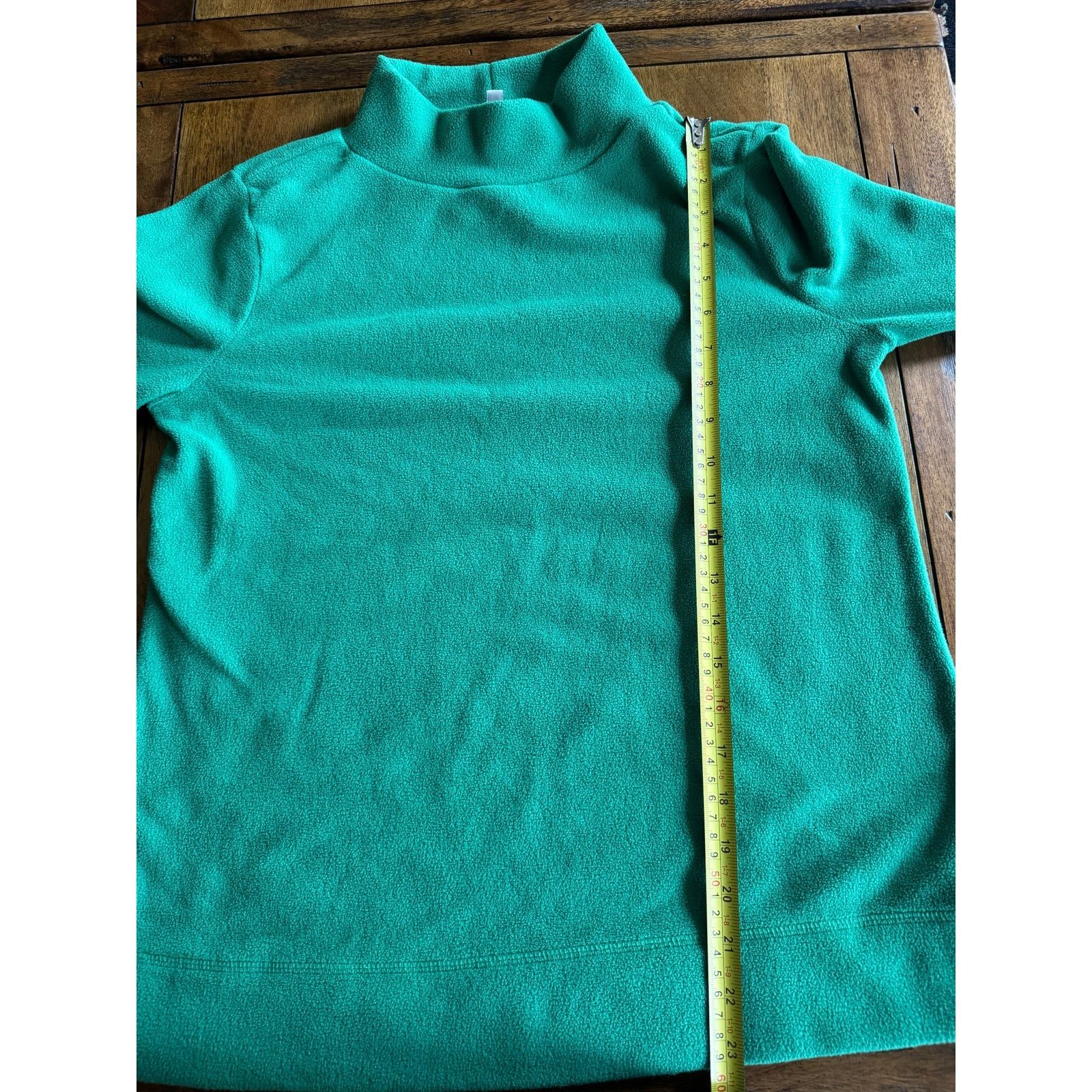Talbots Talbots Green Fleece Mock Neck Pullover Womens Small Size S / US 4 / IT 40 - 7 Thumbnail